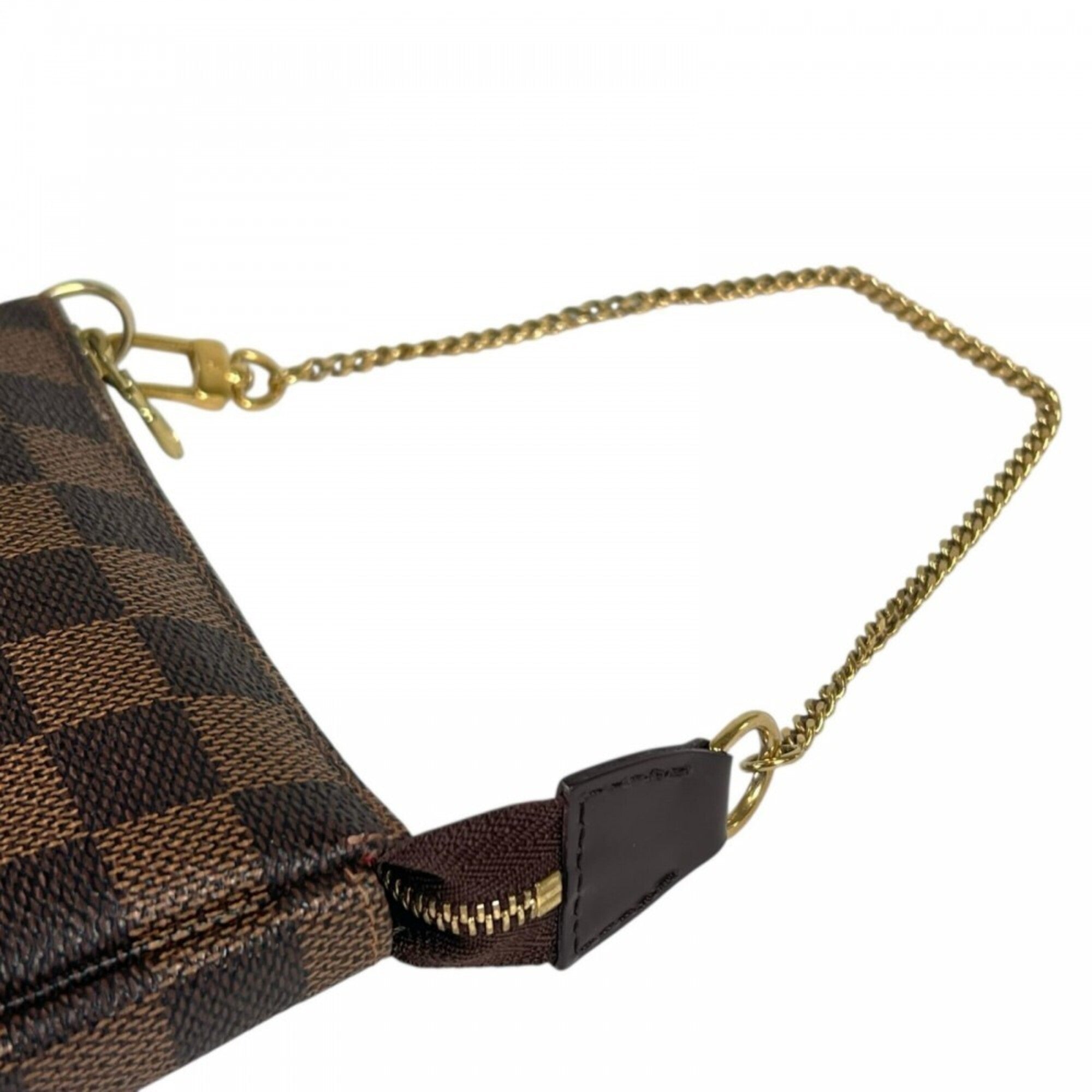 Louis Vuitton Damier Brown Damier Canvas Pouch (Pre-Owned)
