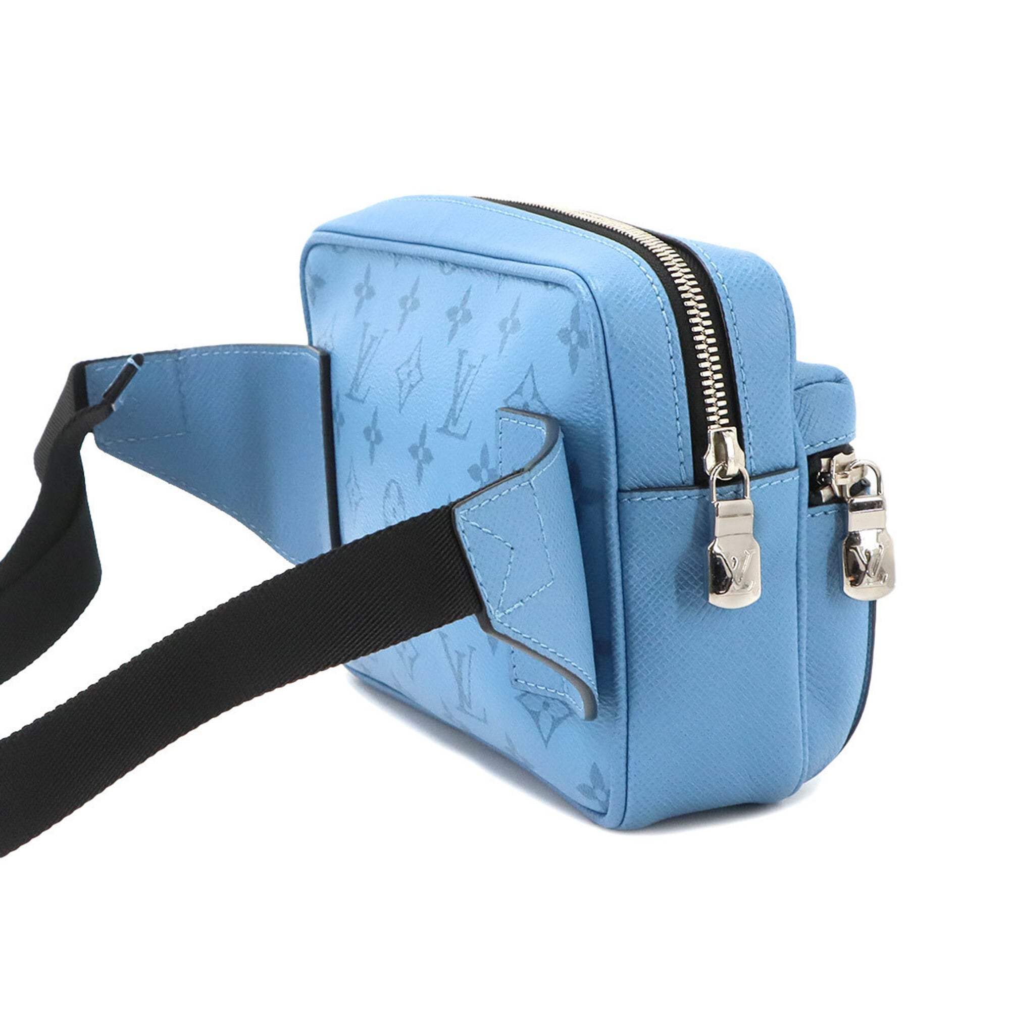 Louis Vuitton Taigarama Blue Taigarama Handbag Sling Bag (Pre-Owned)