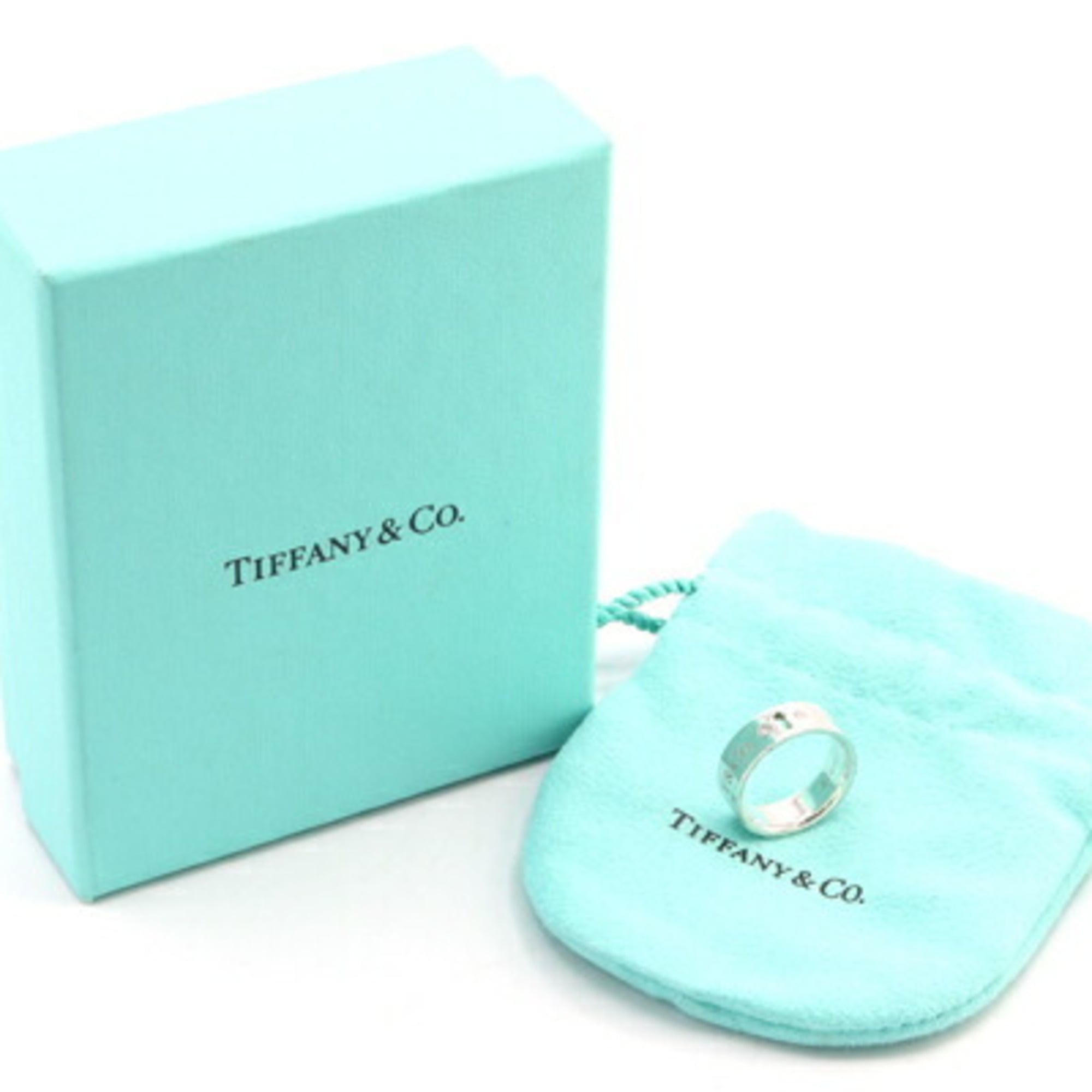 Tiffany Sterling Silver 925 Band Ring (Pre-Owned)