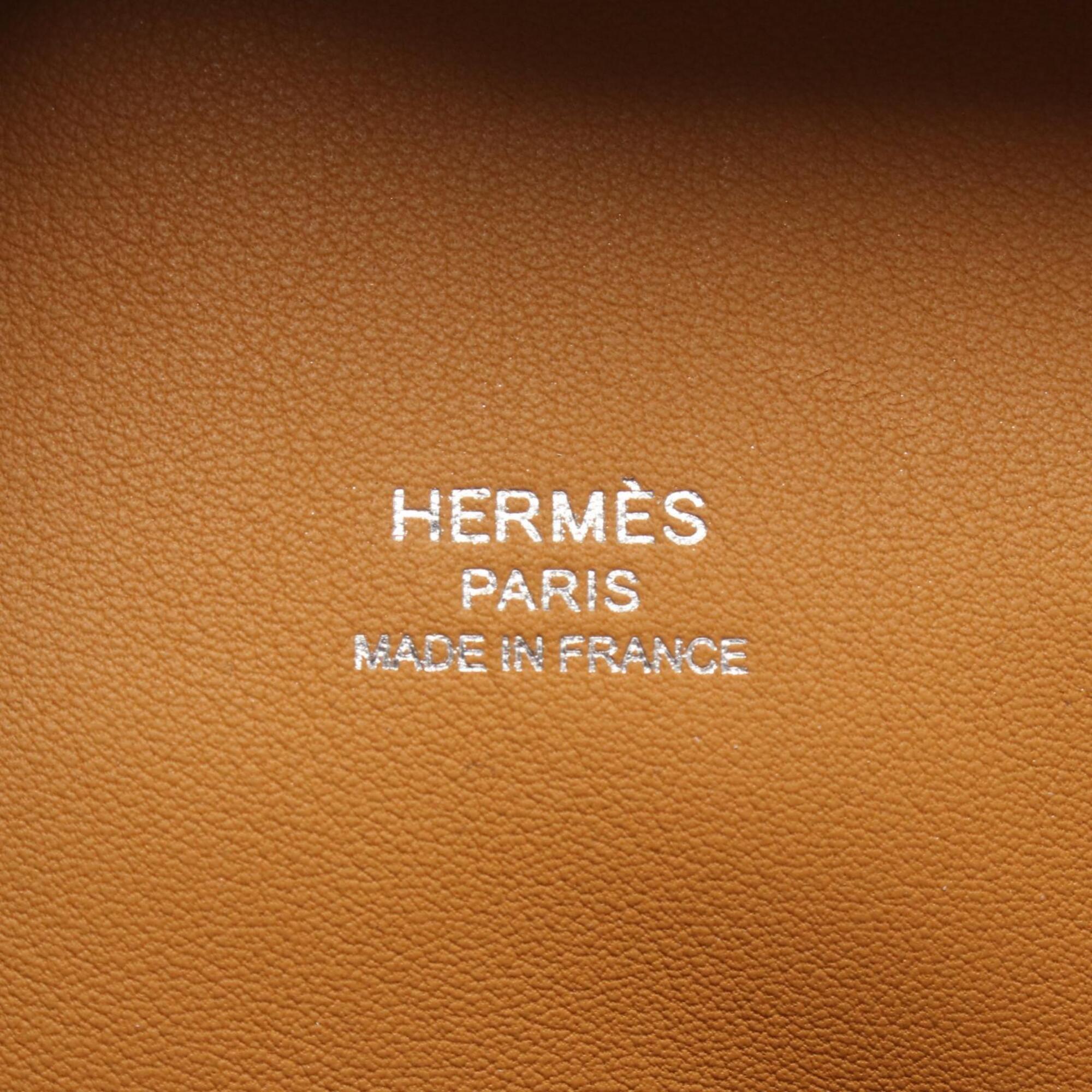 Hermes Brown Epsom Leather Leather Handbag Shoulder Bag (Pre-Owned)