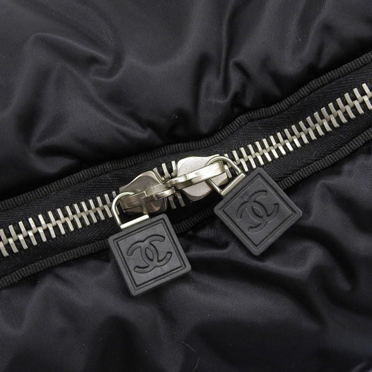 Chanel Black Nylon Boston Bag (Pre-Owned)
