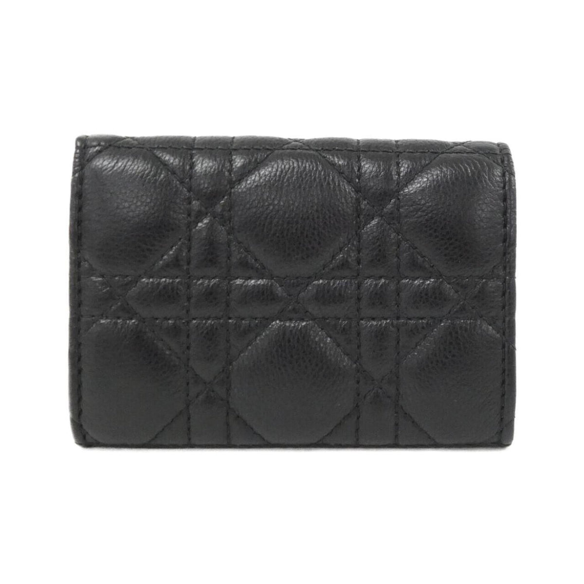 Christian Dior Black Leather Wallet (Bi-Fold) (Pre-Owned)