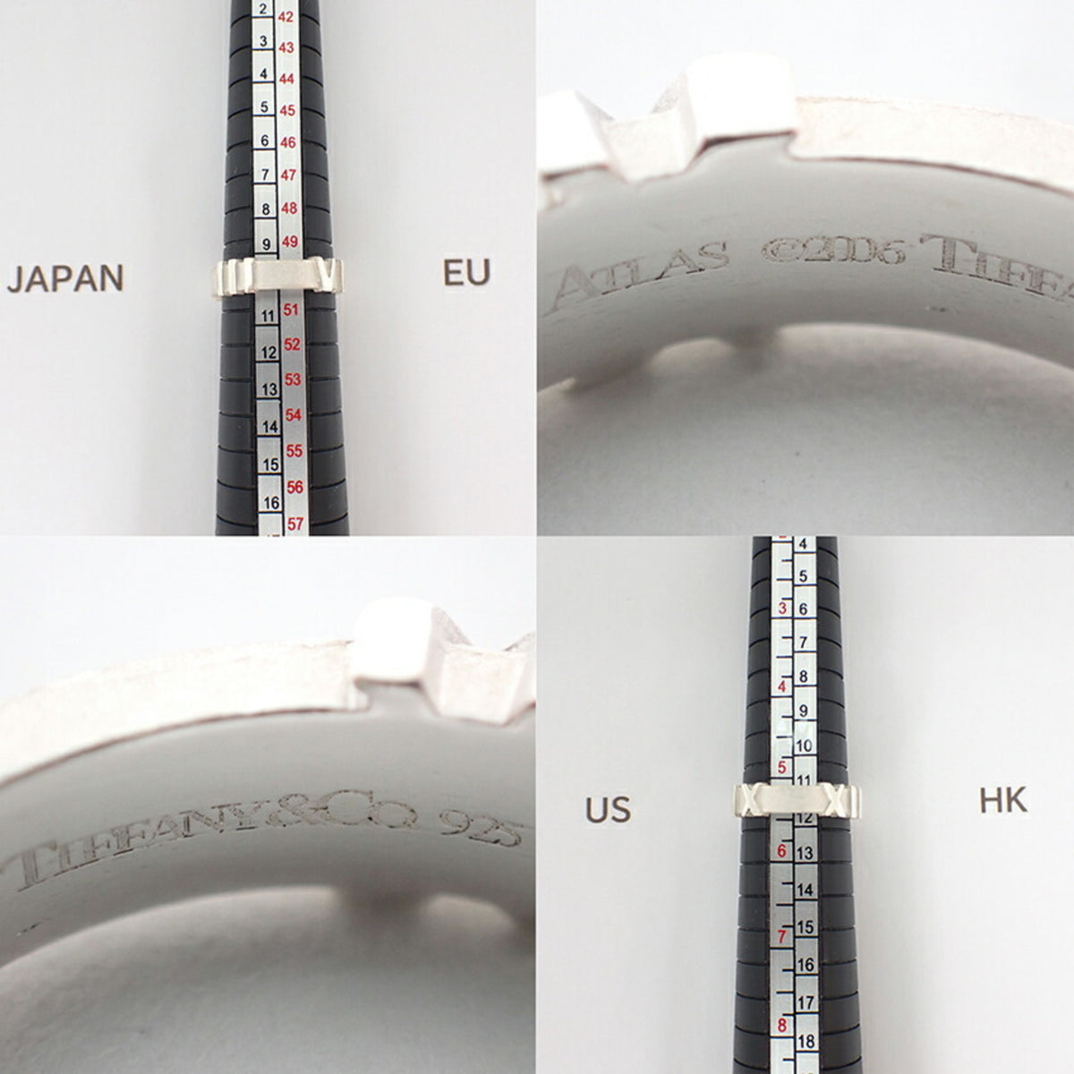 Tiffany Sterling Silver 925 Band Ring (Pre-Owned)