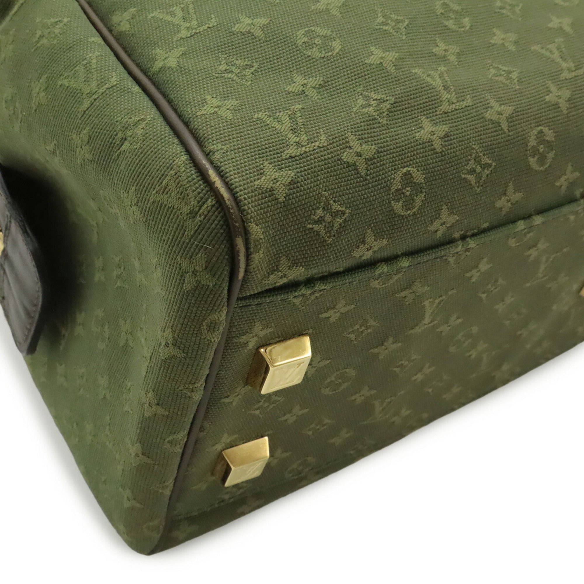 Louis Vuitton Tst Khaki Canvas Leather Shoulder Bag Tote Bag (Pre-Owned)