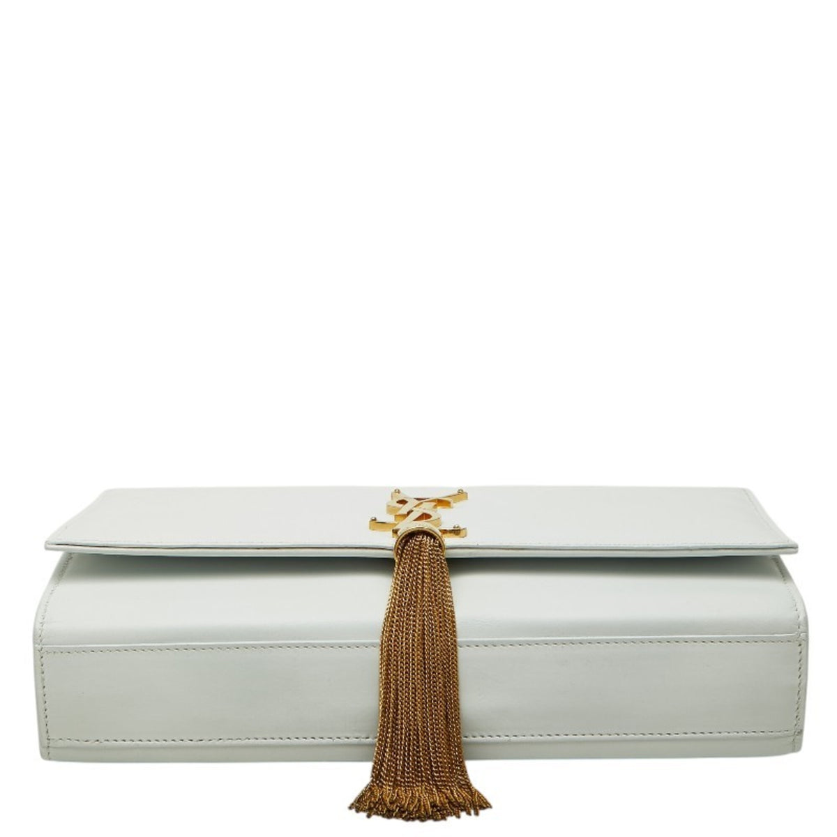 Saint Laurent White Leather Shoulder Bag (Pre-Owned)
