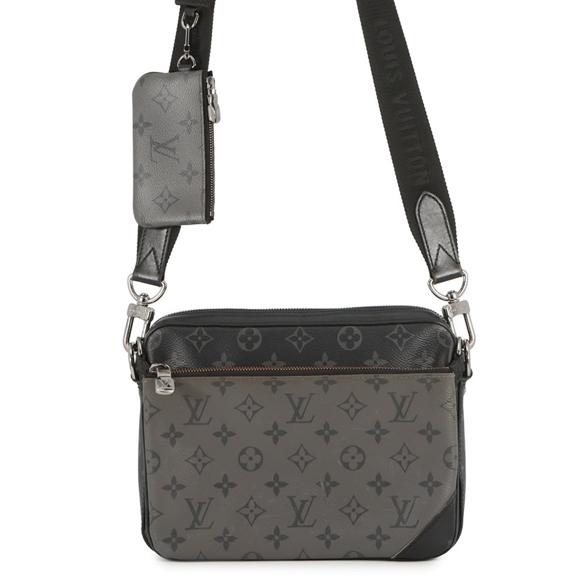 Louis Vuitton Monogram Eclipse Black Noir Monogram Eclipse Handbag Shoulder Bag (Pre-Owned)