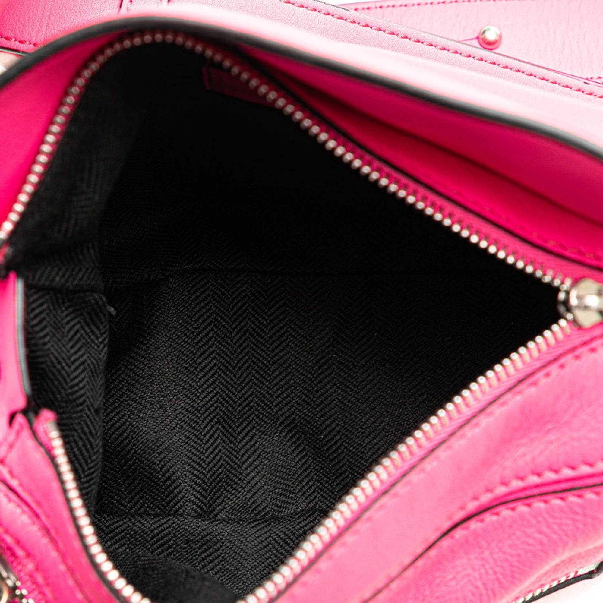 Loewe Pink Leather Shoulder Bag Sling Bag (Pre-Owned)