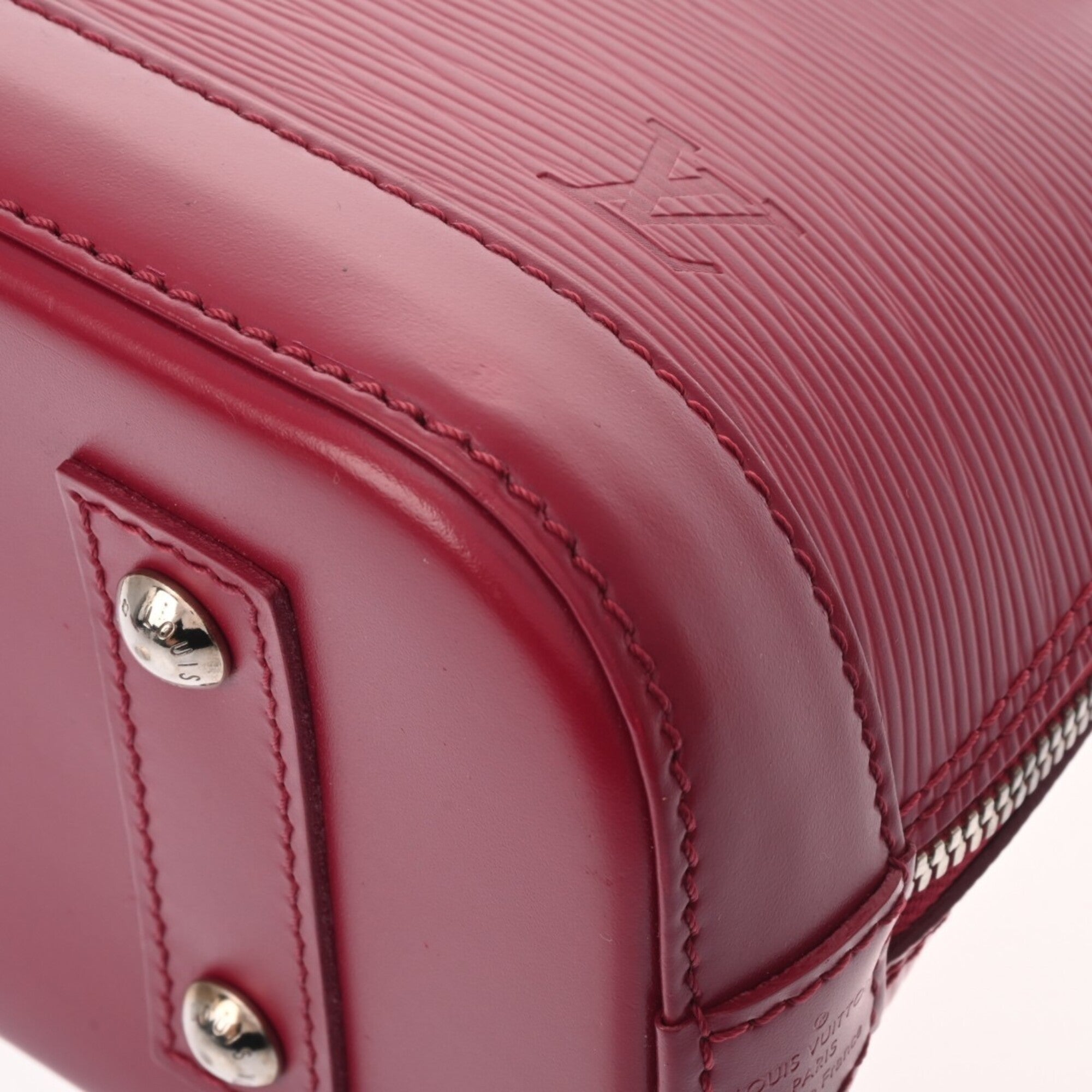 Louis Vuitton Fuchsia Leather Handbag (Pre-Owned)