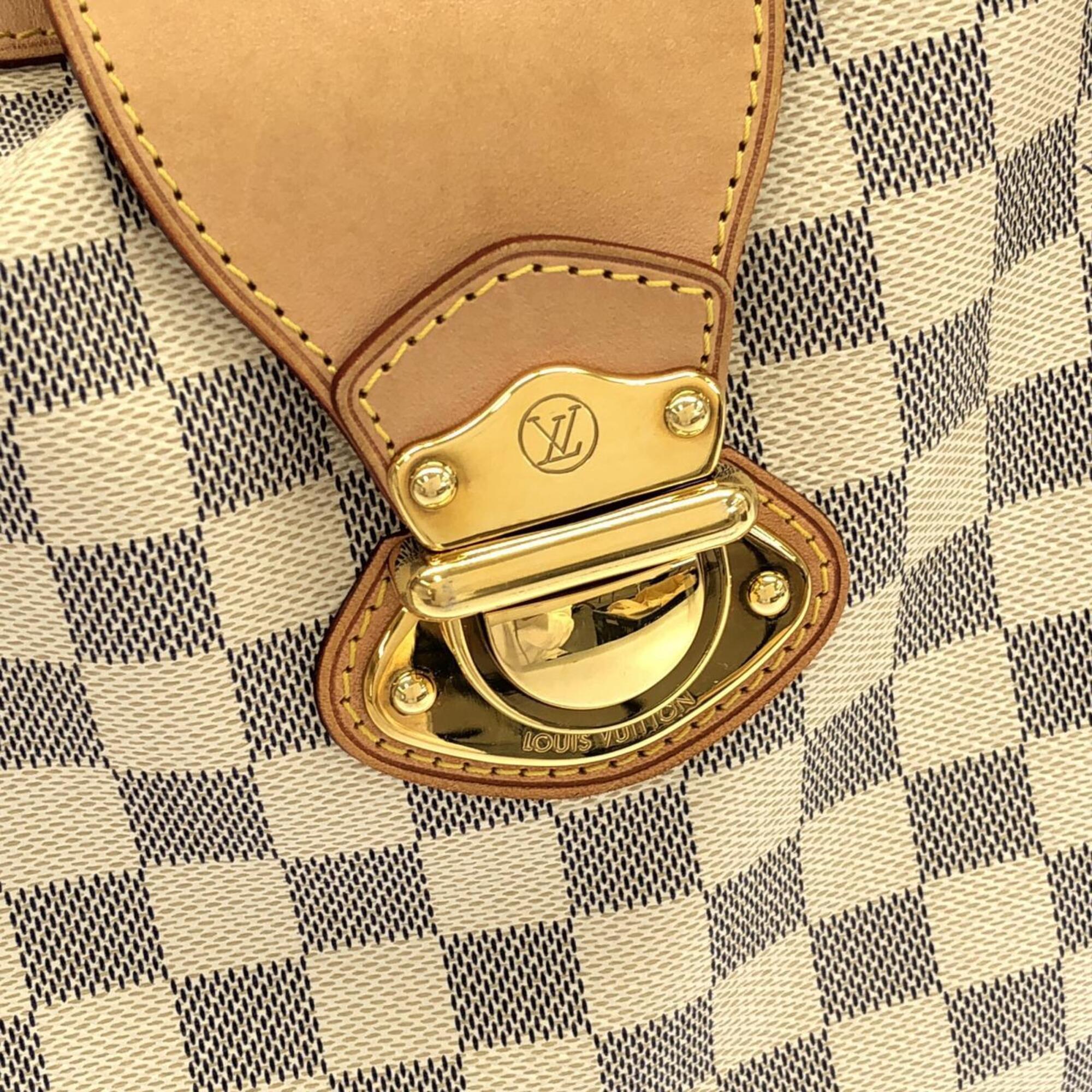 Louis Vuitton Azur Coated Canvas Shoulder Bag (Pre-Owned)