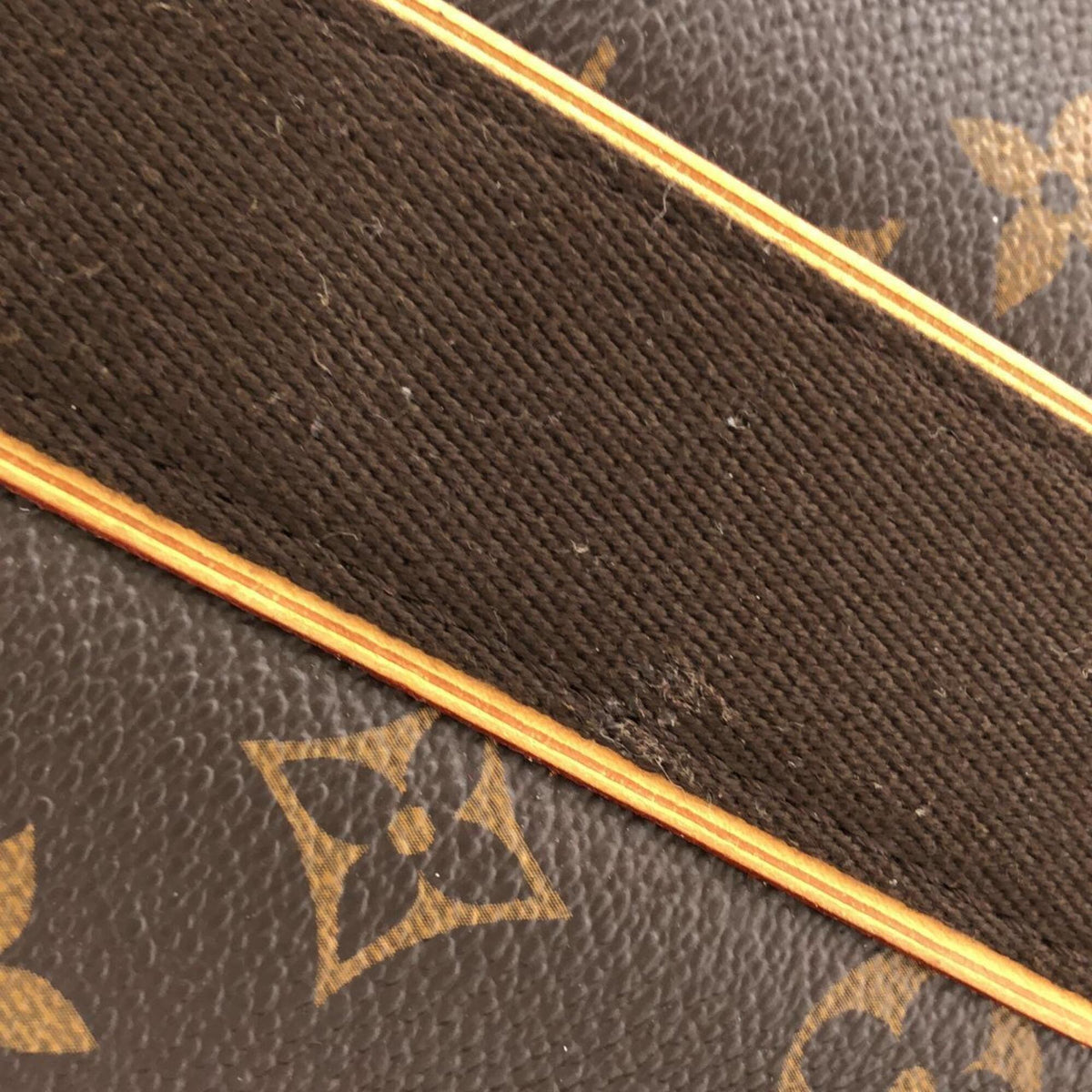Louis Vuitton Marron Monogram Coated Canvas Handbag (Pre-Owned)