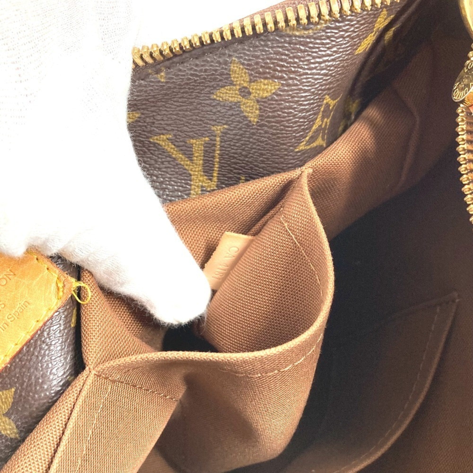 Louis Vuitton Monogram Brown Monogram Shoulder Bag Tote Bag (Pre-Owned)