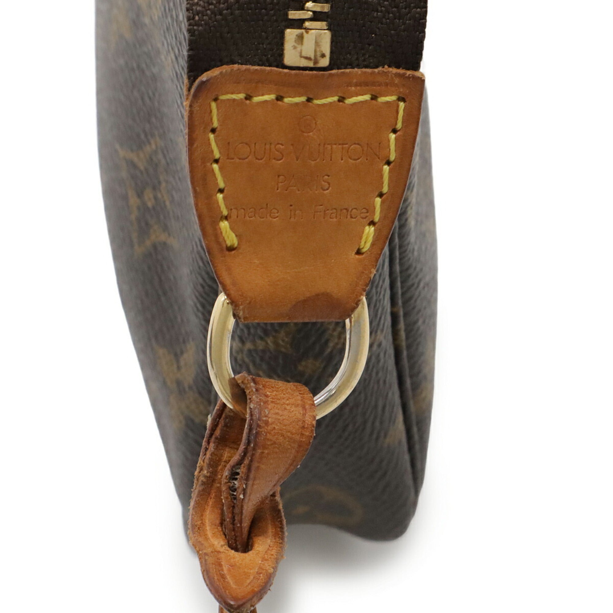 Louis Vuitton Brown Monogram Canvas Handbag Pochette Pouch (Pre-Owned)
