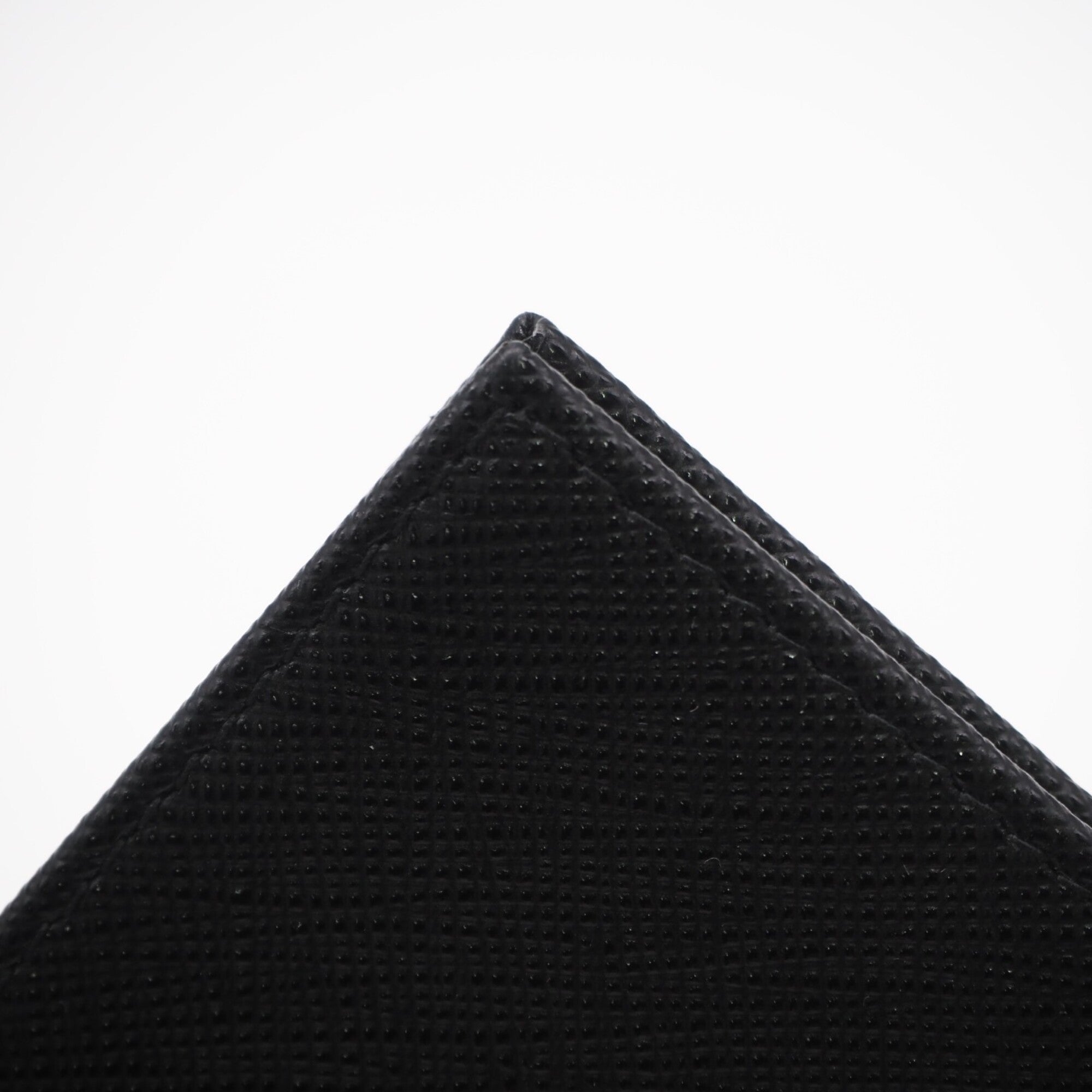 Prada Saffiano Black Saffiano Money Clip (Pre-Owned)