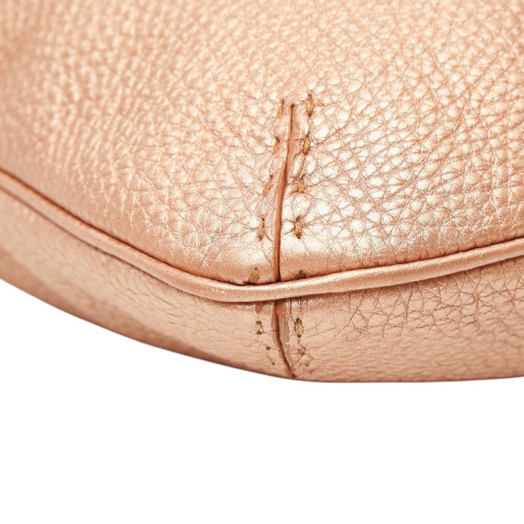 Fendi Pink Leather Shoulder Bag (Pre-Owned)