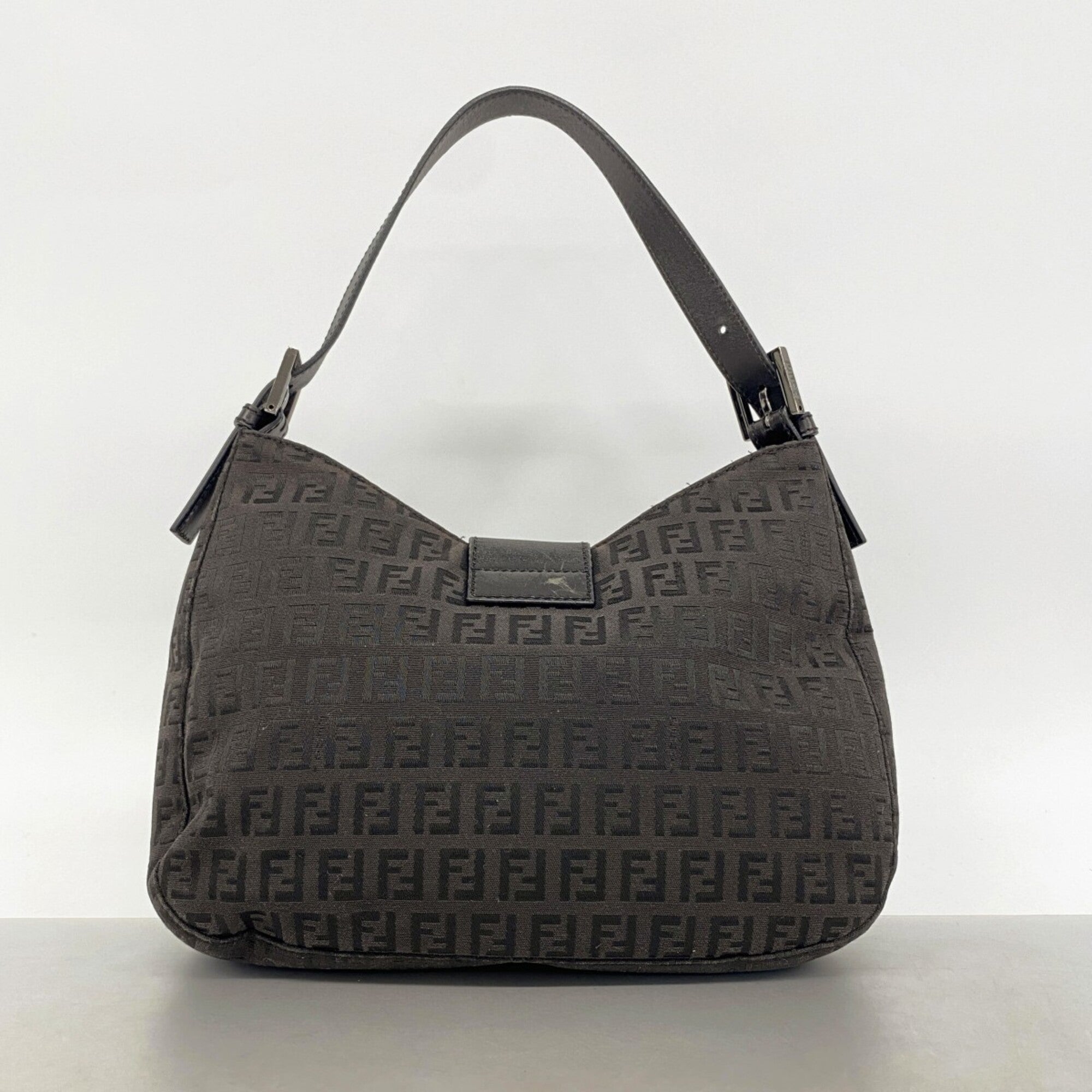 Fendi Black Nylon Canvas Handbag (Pre-Owned)