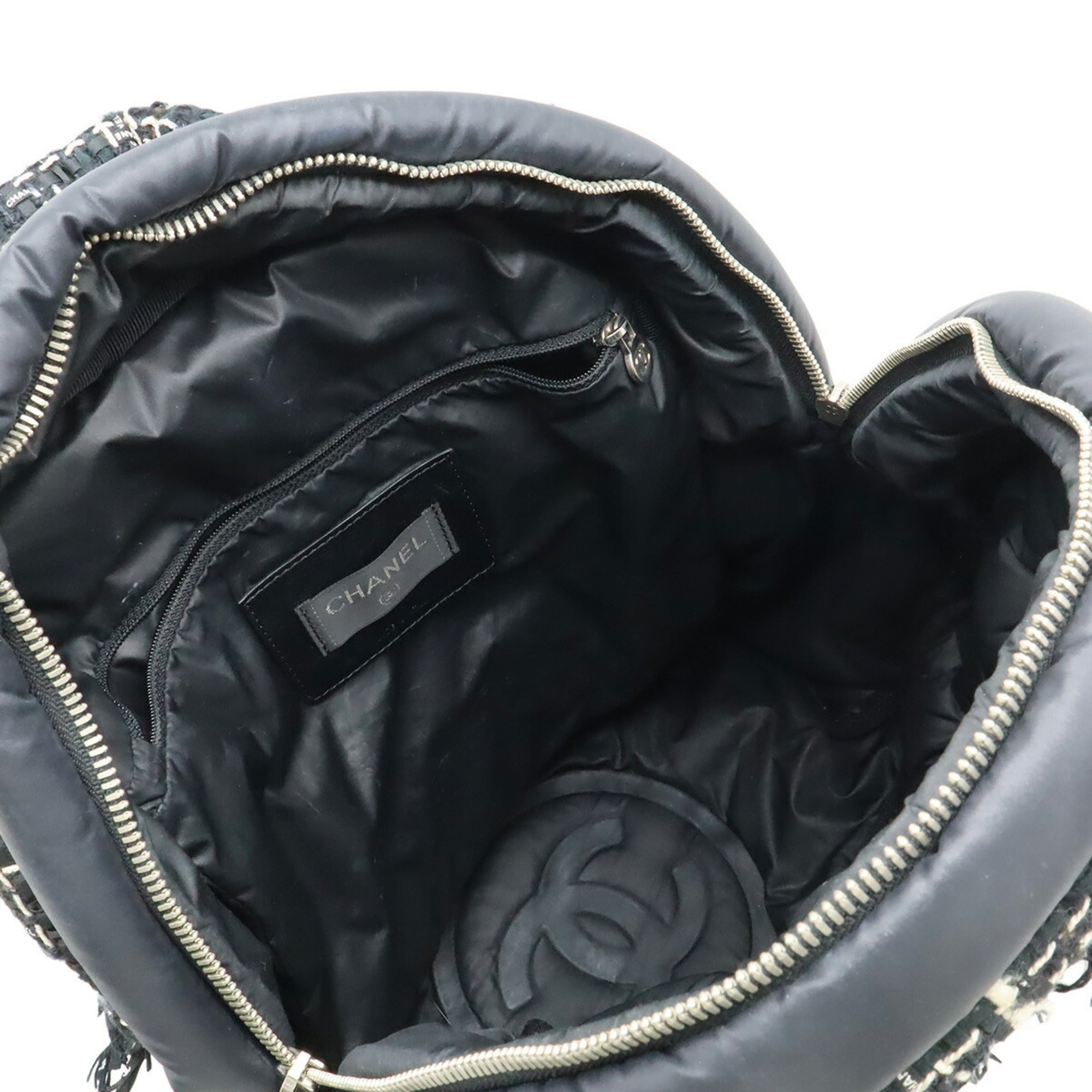 Chanel Black Nylon Backpack (Pre-Owned)