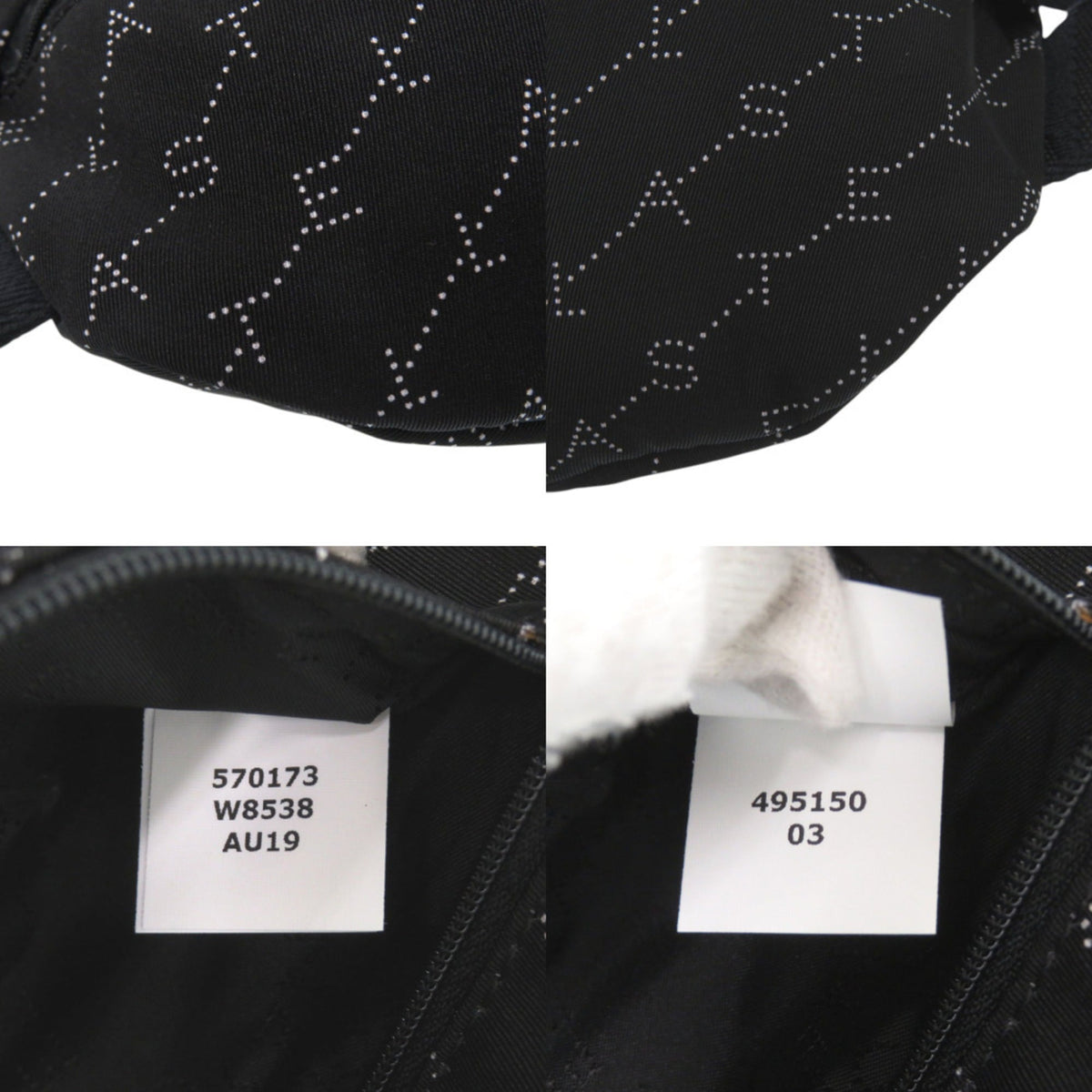 Stella Mccartney Black Nylon Cotton Leather Sling Bag (Pre-Owned)