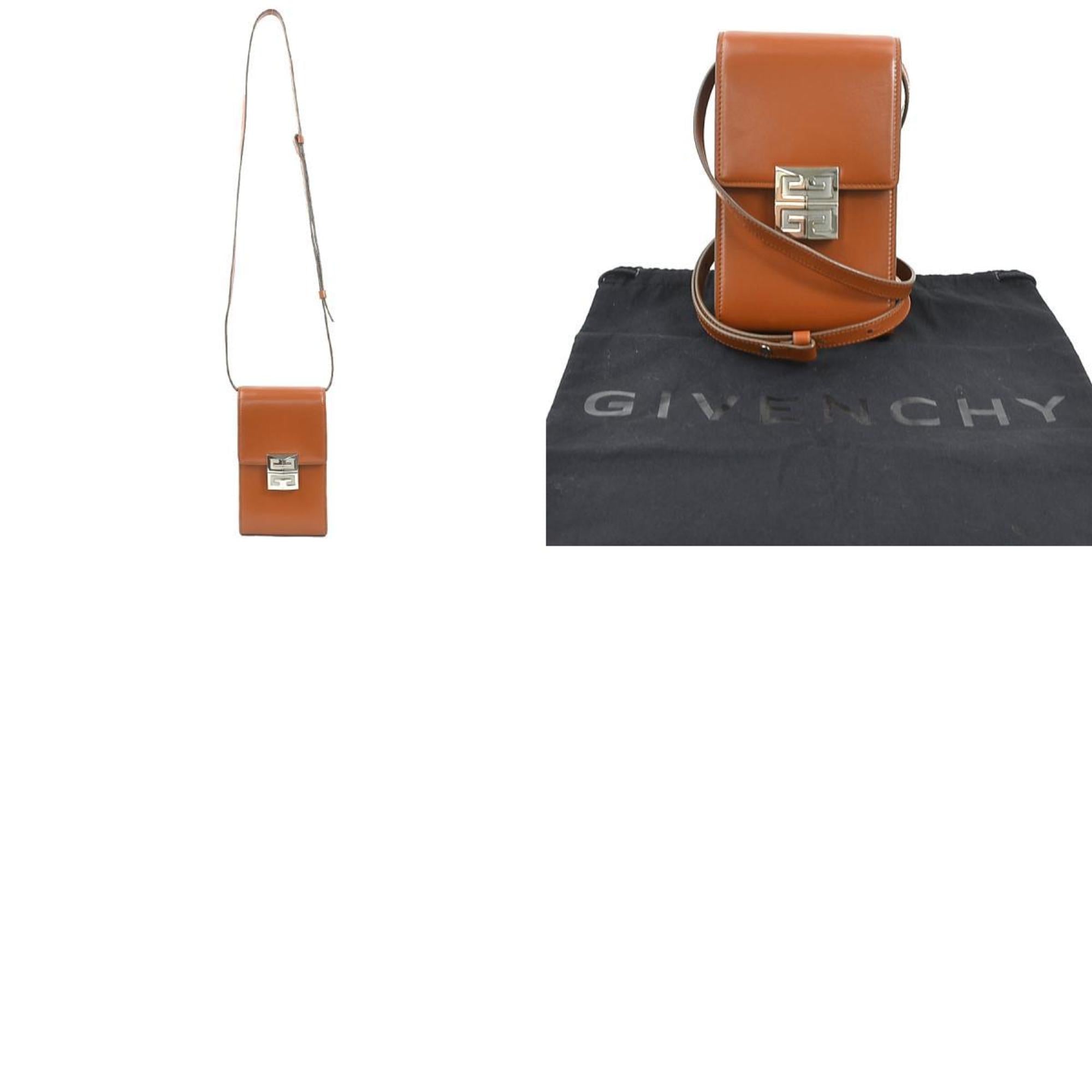 Givenchy Brown Leather Shoulder Bag (Pre-Owned)