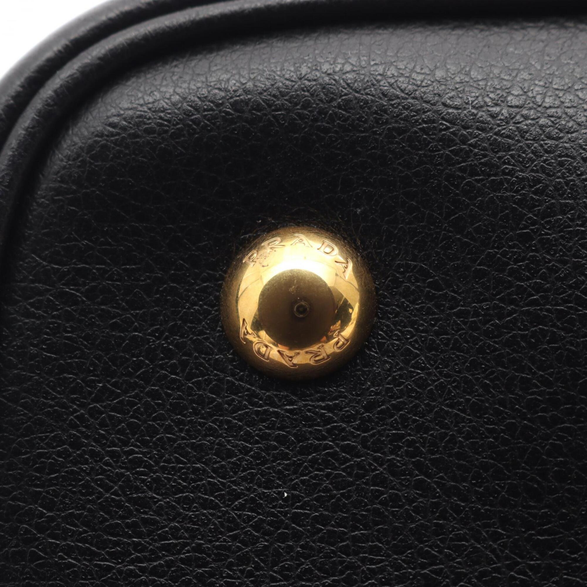 Prada Black Leather Handbag (Pre-Owned)