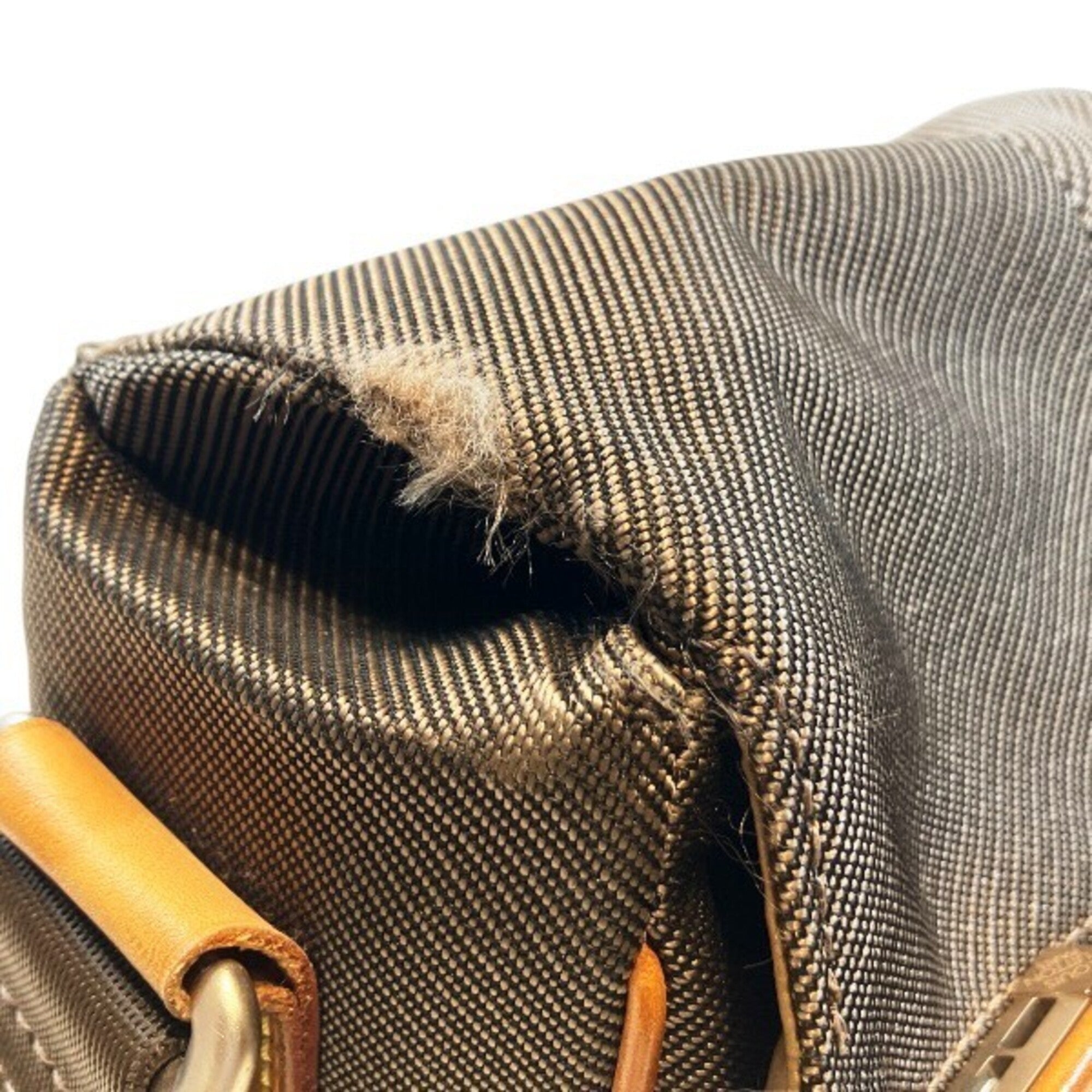 Louis Vuitton Brown Damier Geant Leather Handbag Messenger Bag (Pre-Owned)