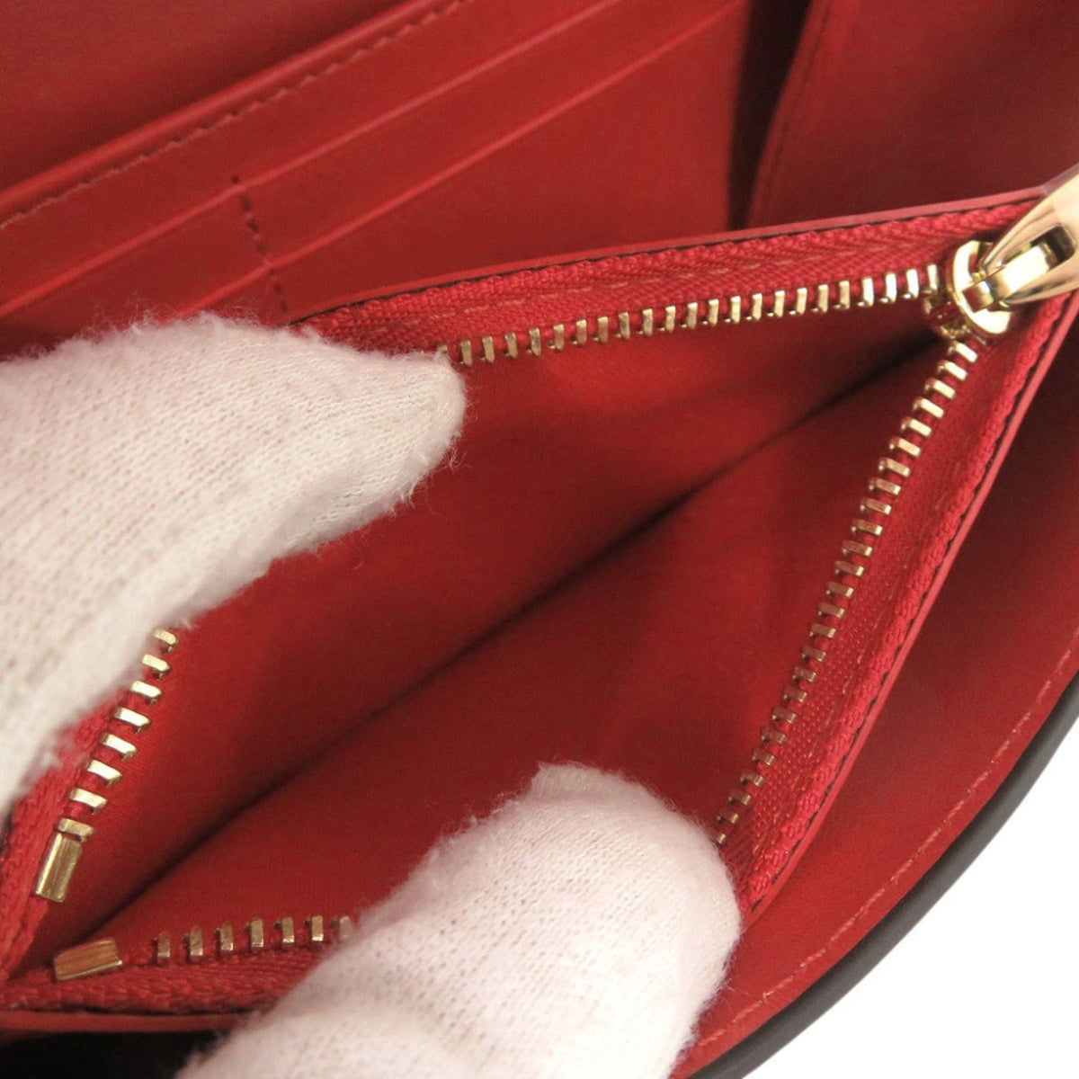 Christian Louboutin Red Color Leather Shoulder Bag (Pre-Owned)