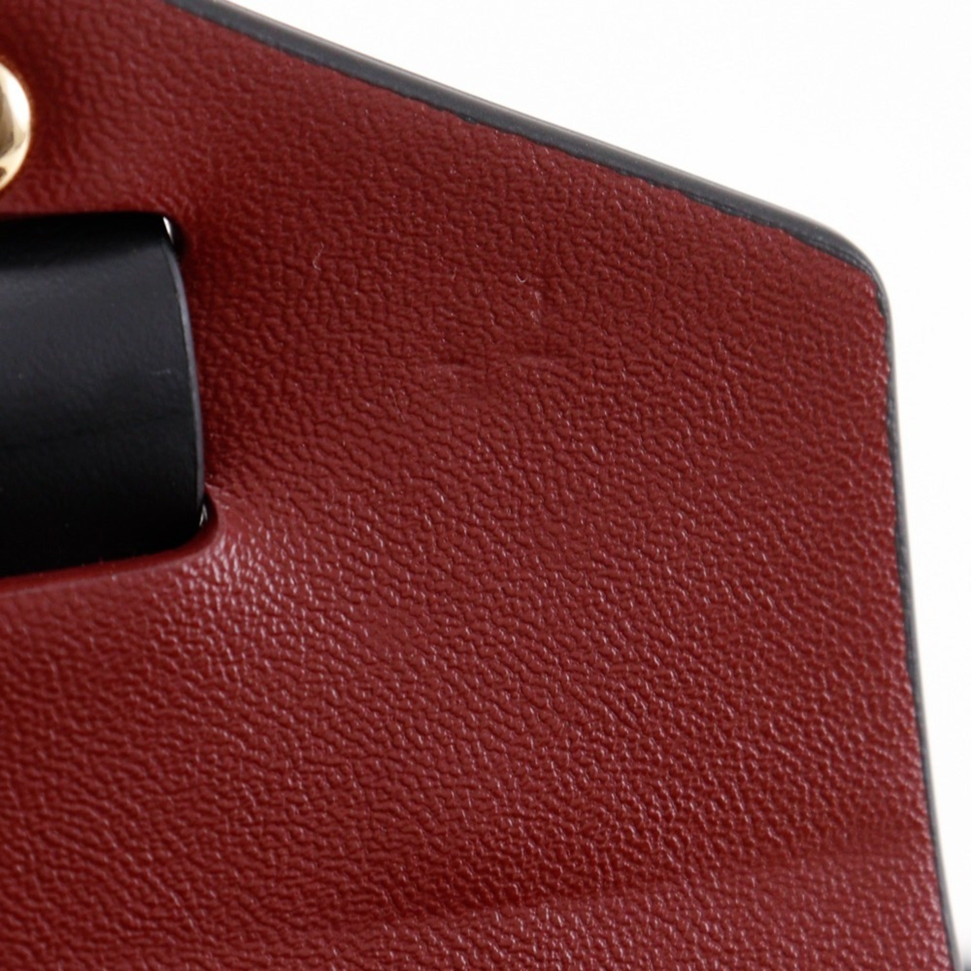 Michael Kors Red Color Leather Shoulder Bag (Pre-Owned)