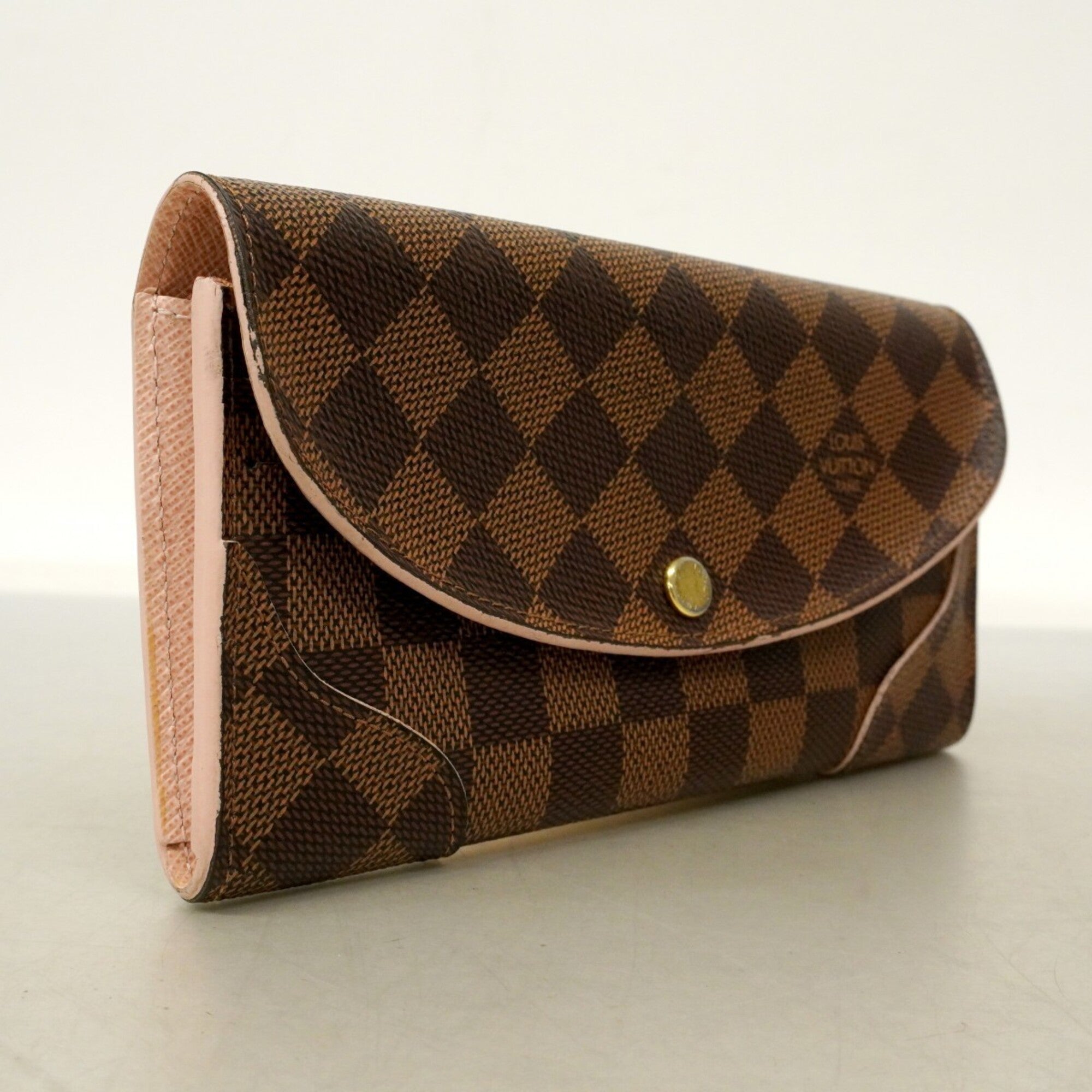 Louis Vuitton Ebene Rose Ballerine Long Wallet (Bi-Fold) (Pre-Owned)