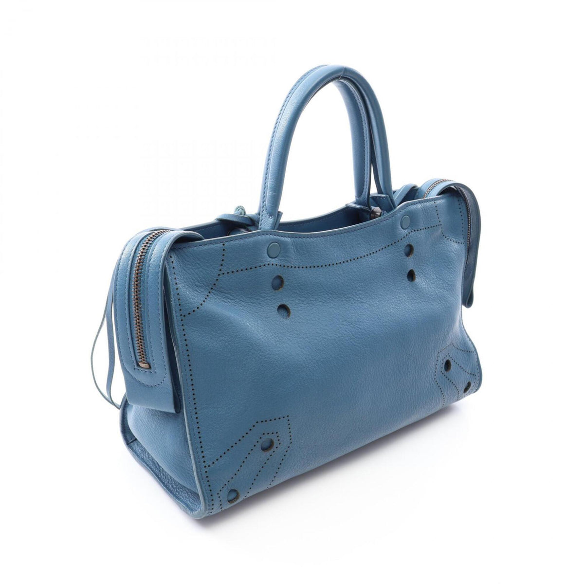 Balenciaga Blue Leather Handbag (Pre-Owned)