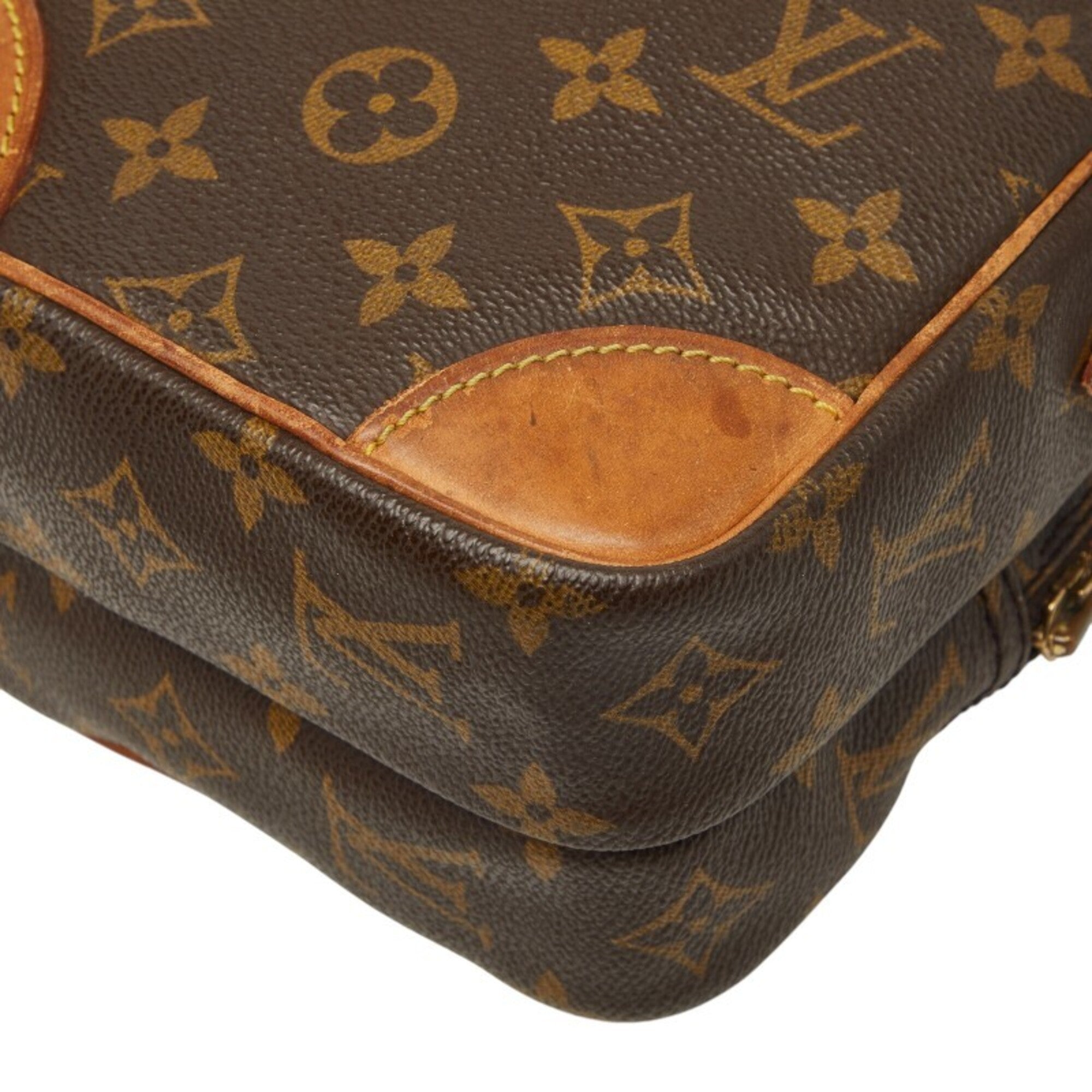 Louis Vuitton Brown Pvc Leather Shoulder Bag (Pre-Owned)