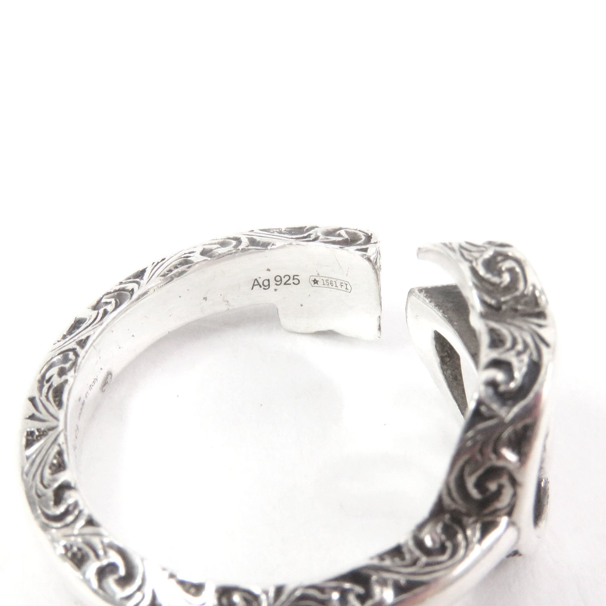 Gucci Silver Silver 925 Band Ring (Pre-Owned)