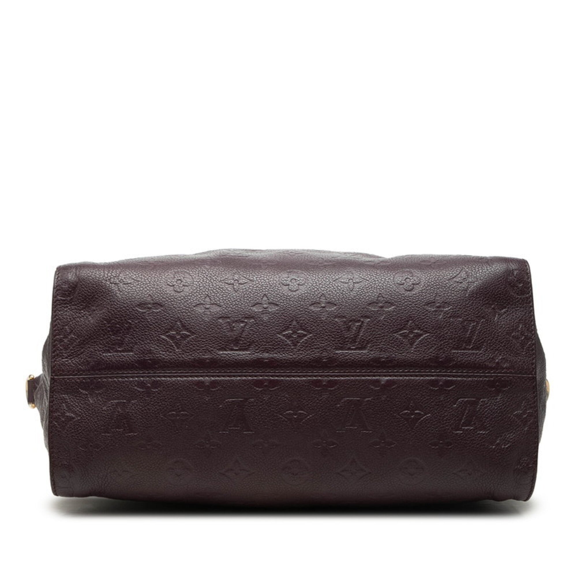 Louis Vuitton Monogram Orb Purple Leather Handbag Tote Bag (Pre-Owned)