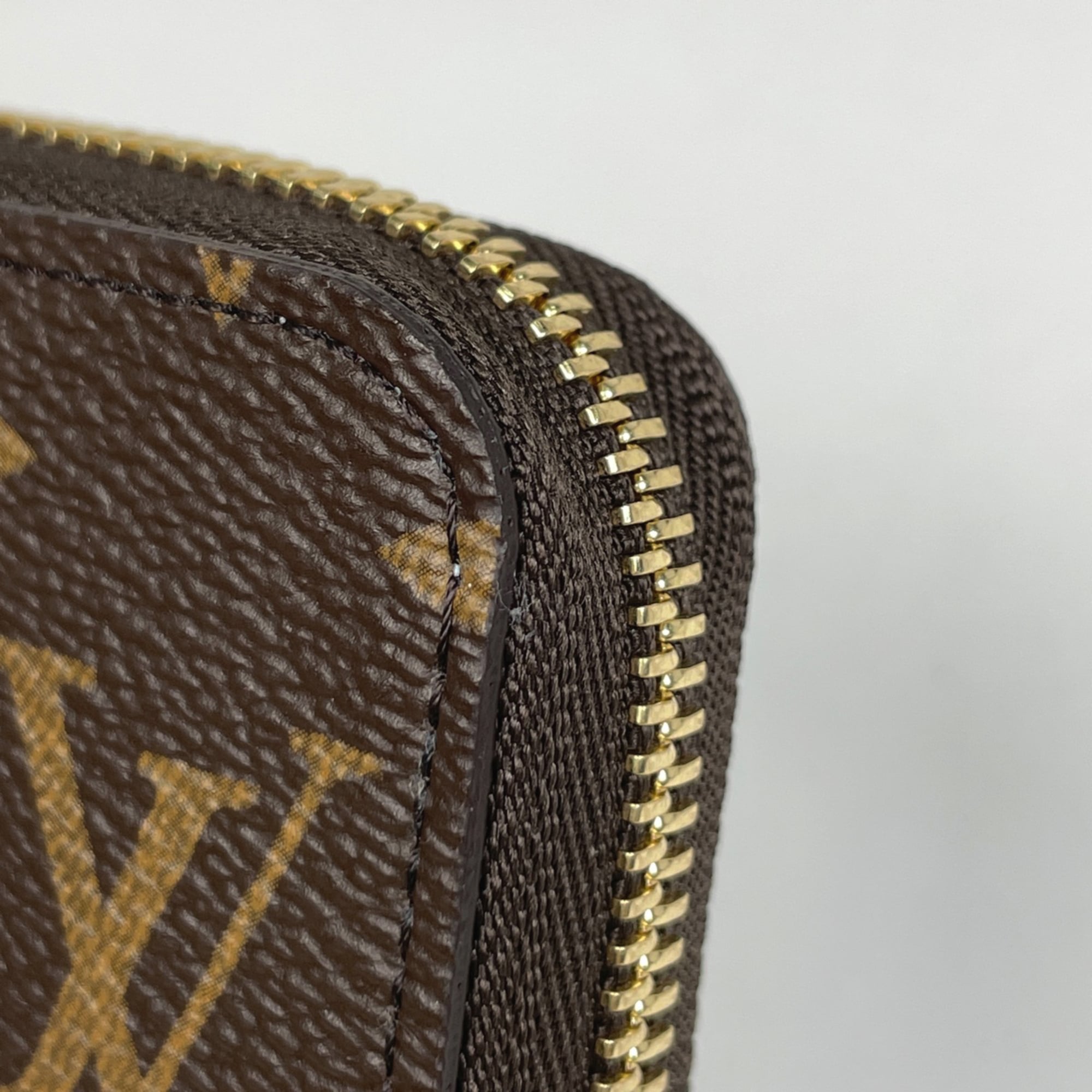 Louis Vuitton Brown Monogram Sky Blue Monogram Long Wallet (Bi-Fold) (Pre-Owned)
