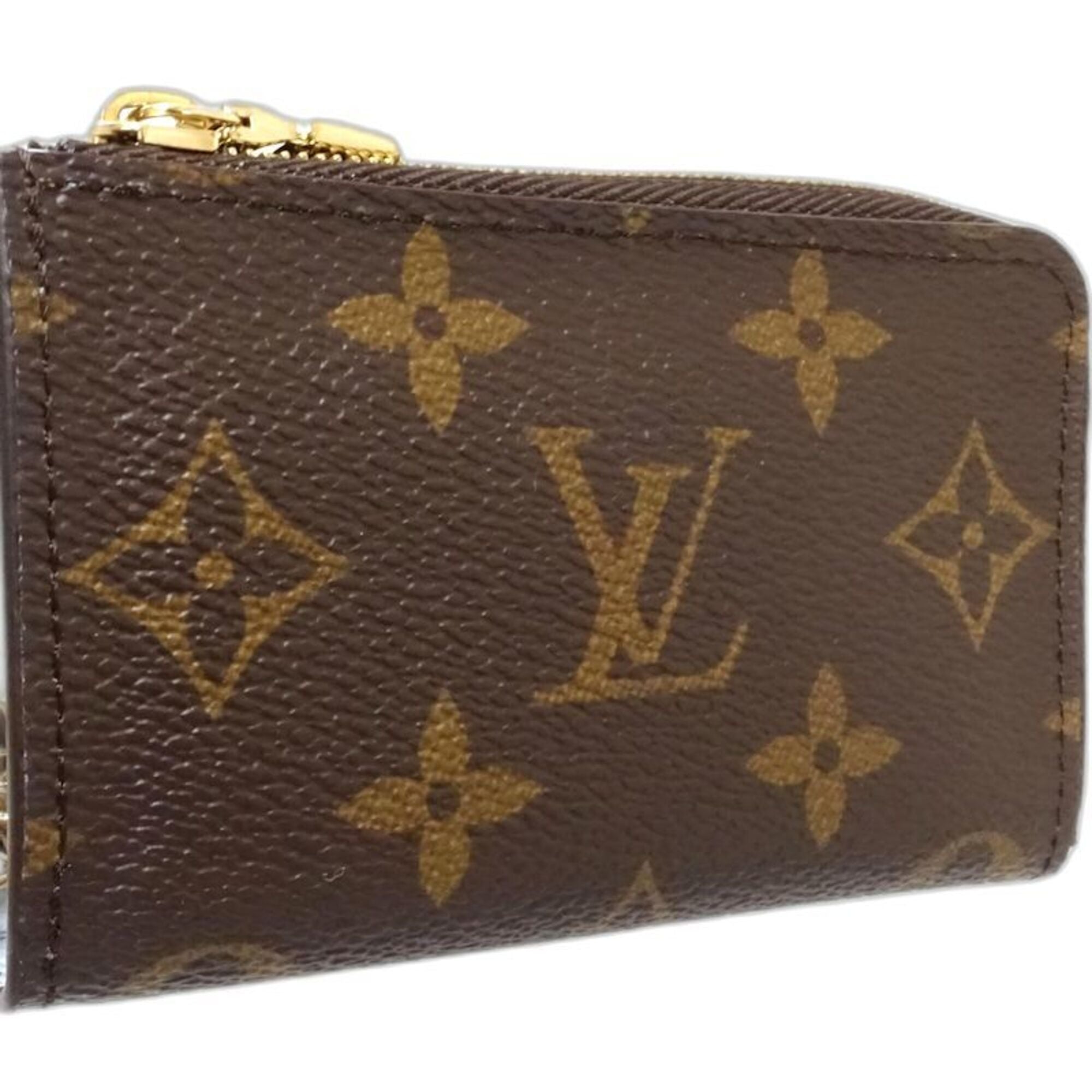 Louis Vuitton Brown Canvas Coin Purse/Coin Case (Pre-Owned)