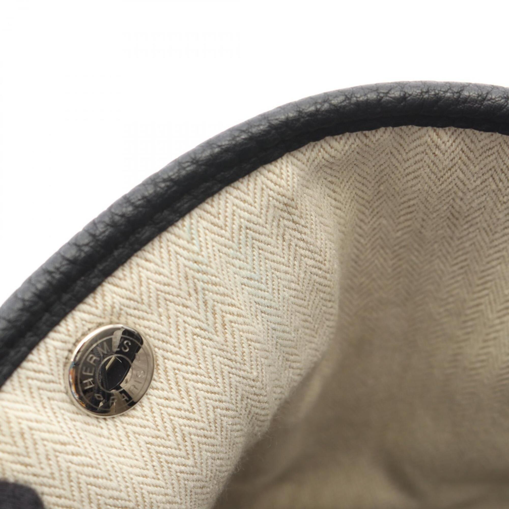 Hermes Black Negonda Leather Leather Handbag Tote Bag (Pre-Owned)