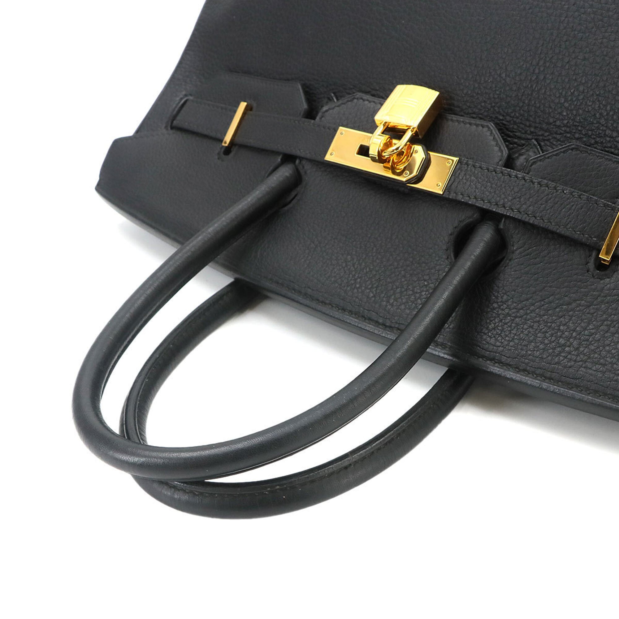 Hermes Birkin Black Togo Leather Handbag (Pre-Owned)