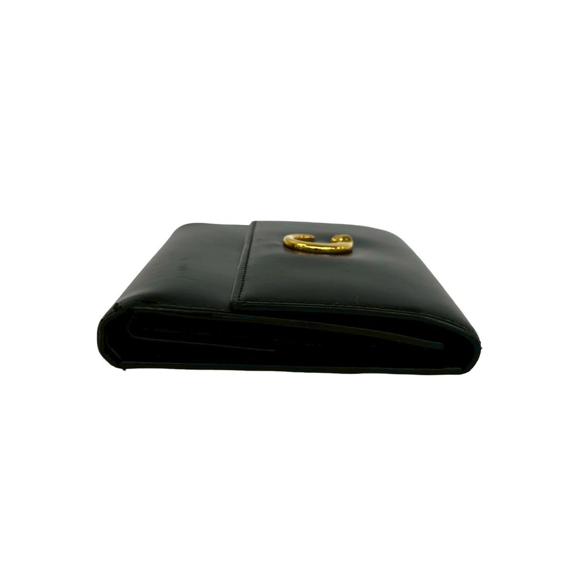 Cartier Black Leather Wallet (Tri-Fold) (Pre-Owned)