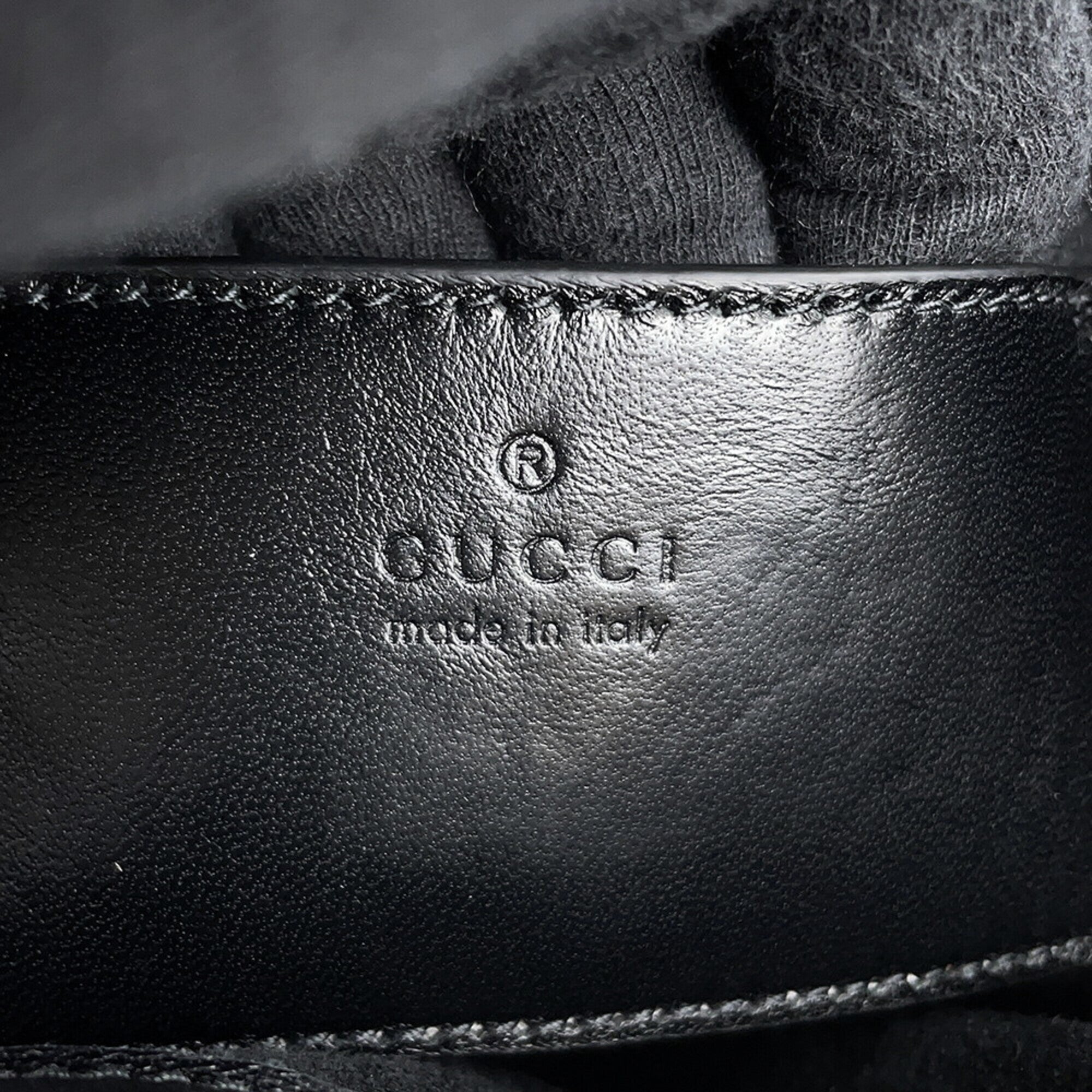 Gucci Black Leather Backpack (Pre-Owned)