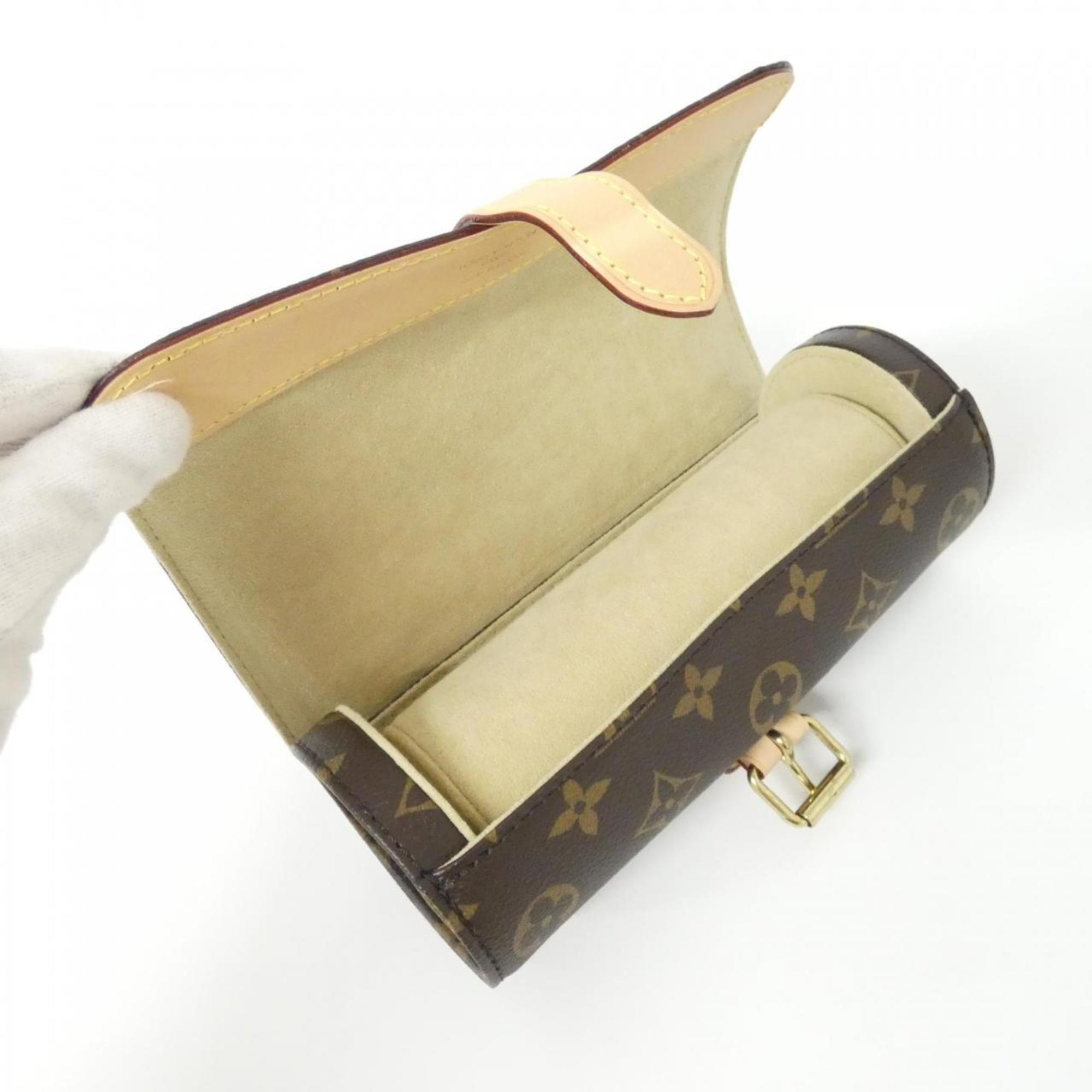 Louis Vuitton Brown Coated Canvas Pouch (Pre-Owned)
