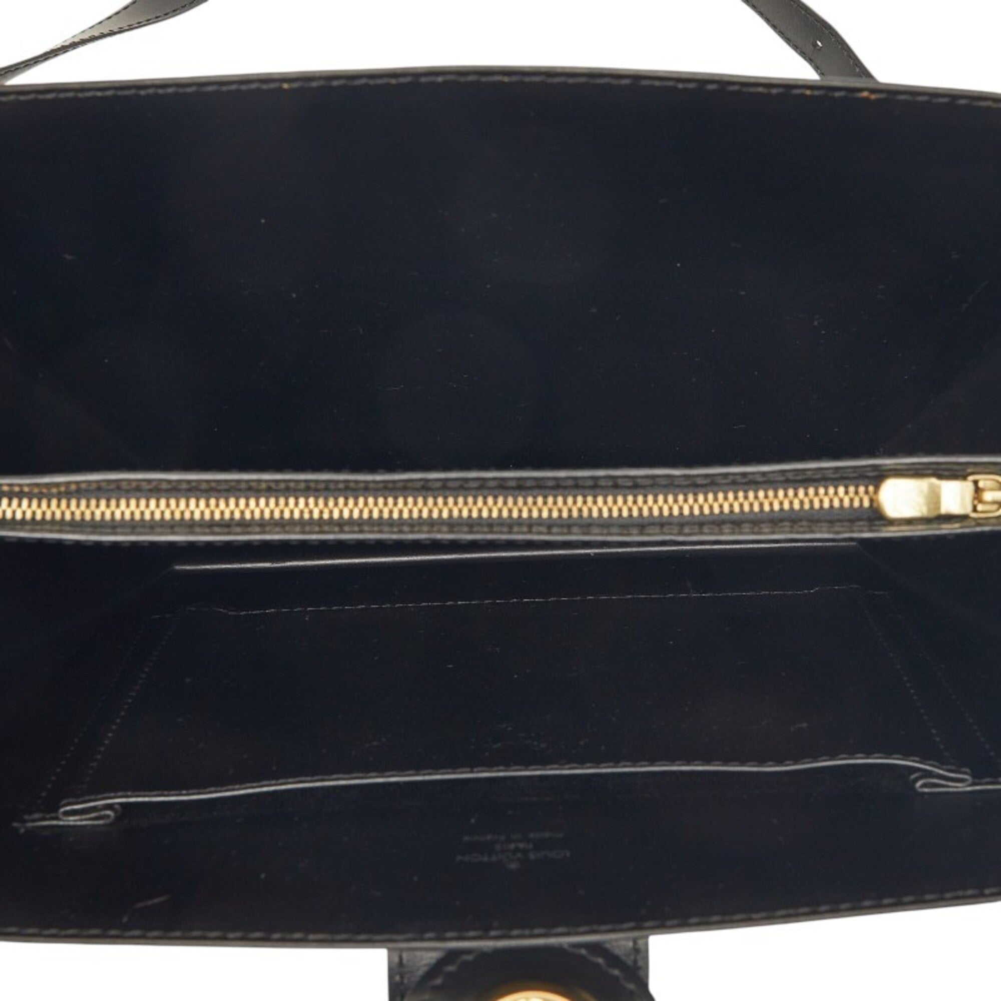 Louis Vuitton Black Noir Leather Shoulder Bag (Pre-Owned)
