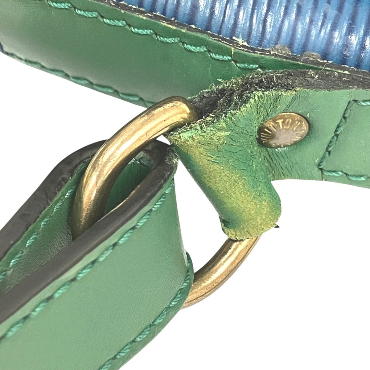 Louis Vuitton Epi Blue Green Epi Leather Shoulder Bag (Pre-Owned)