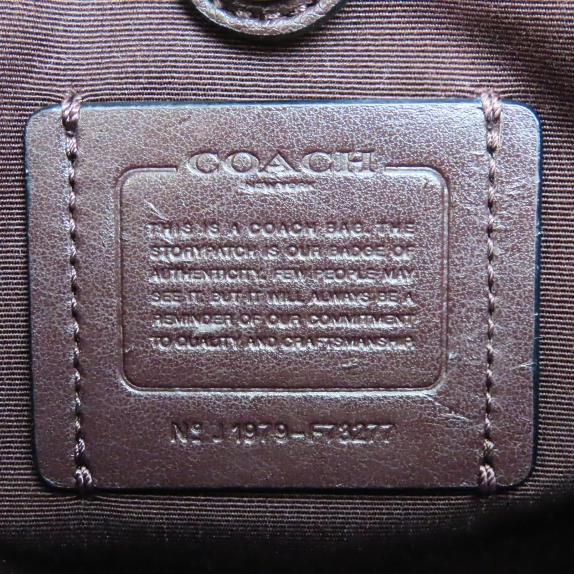 Coach Black Leather Tote Bag (Pre-Owned)