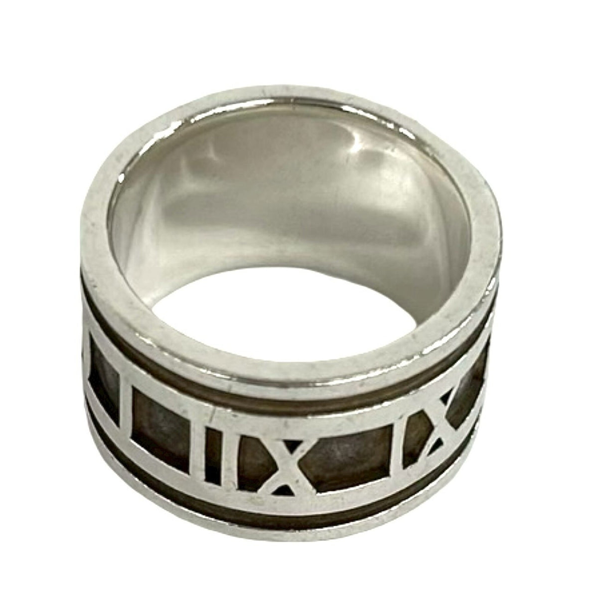 Tiffany Silver Silver 925 Band Ring (Pre-Owned)