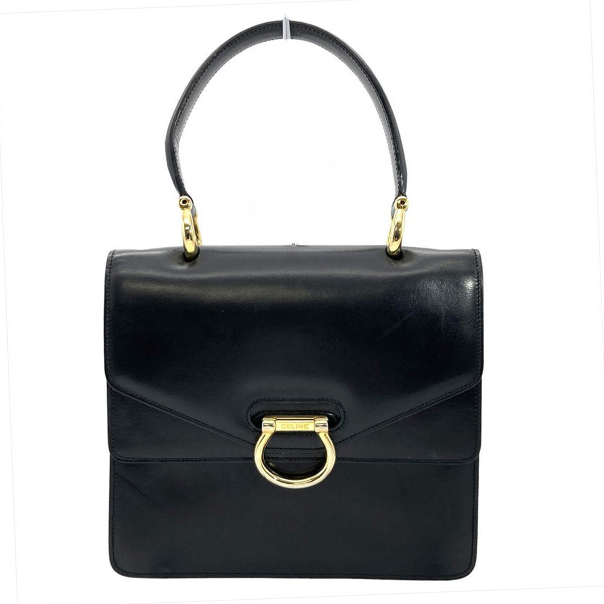 Celine Black Leather Handbag (Pre-Owned)