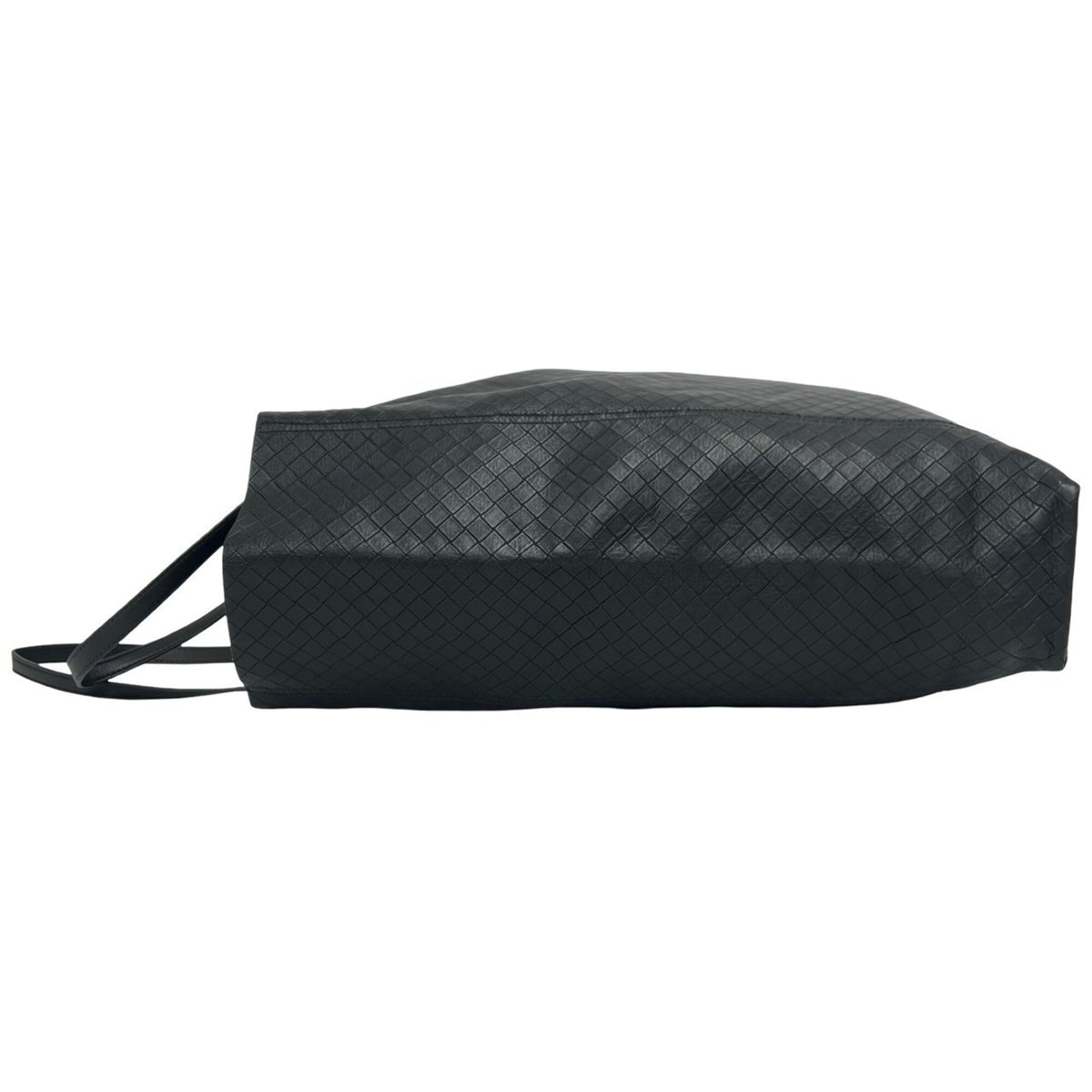 Bottega Veneta Black Leather Handbag Tote Bag (Pre-Owned)
