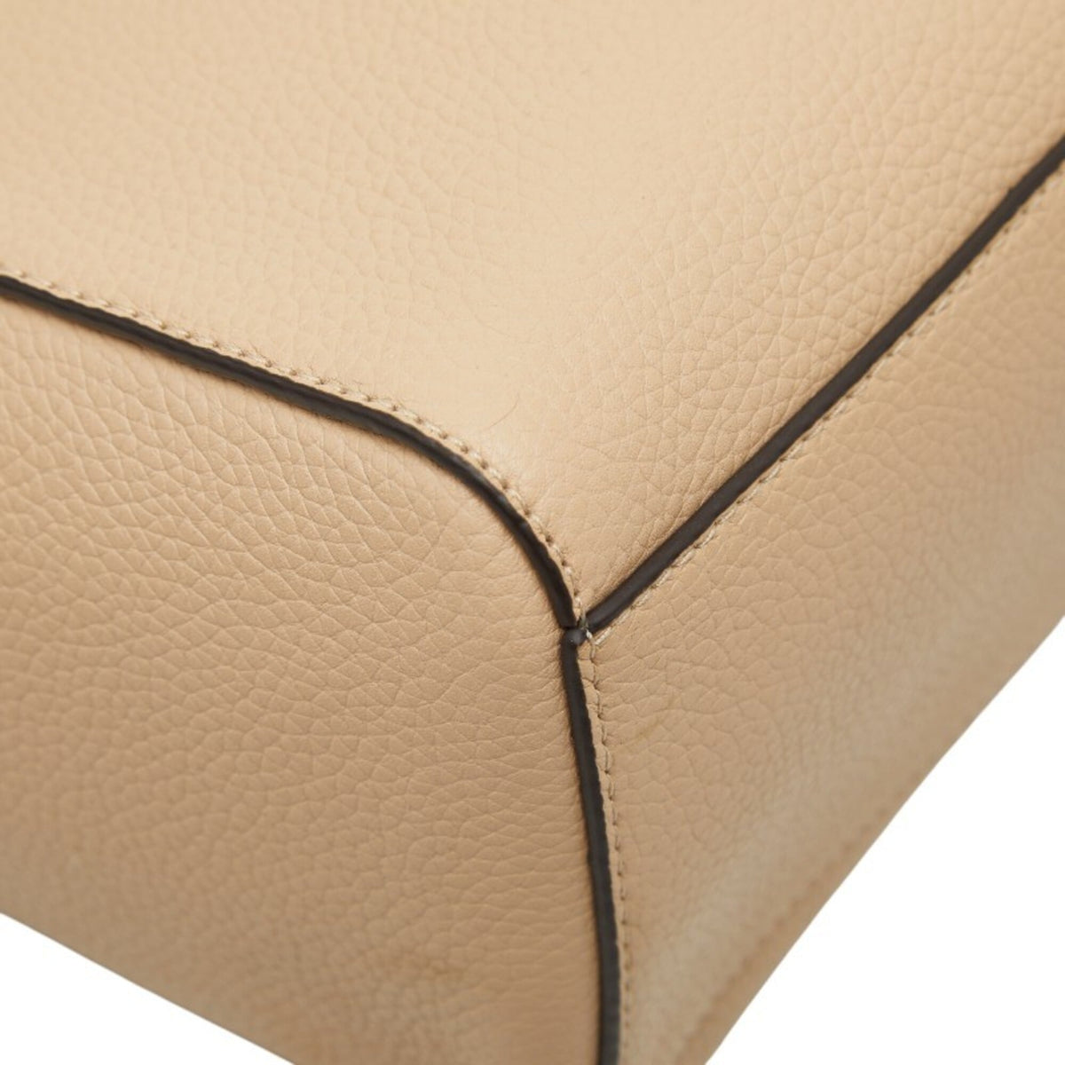 Michael Kors Beige Leather Tote Bag (Pre-Owned)