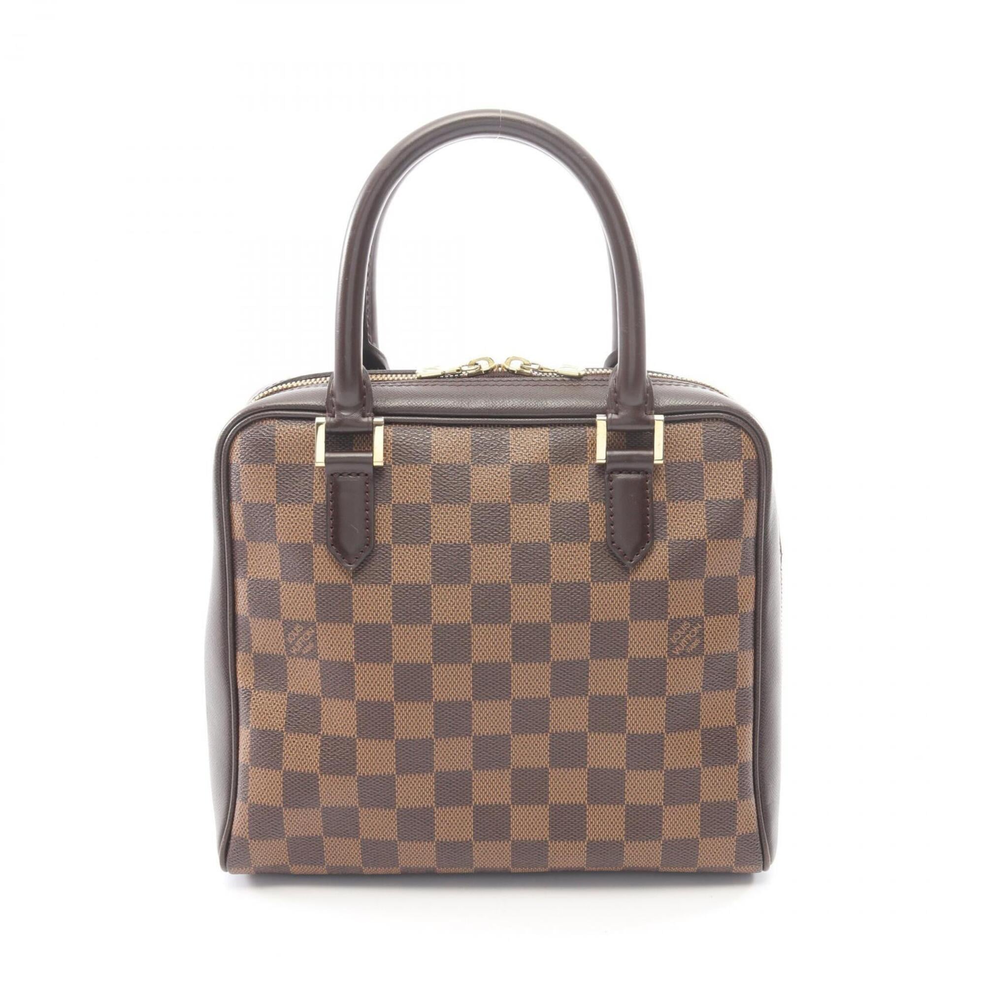 Louis Vuitton Brown Coated Canvas Leather Handbag (Pre-Owned)