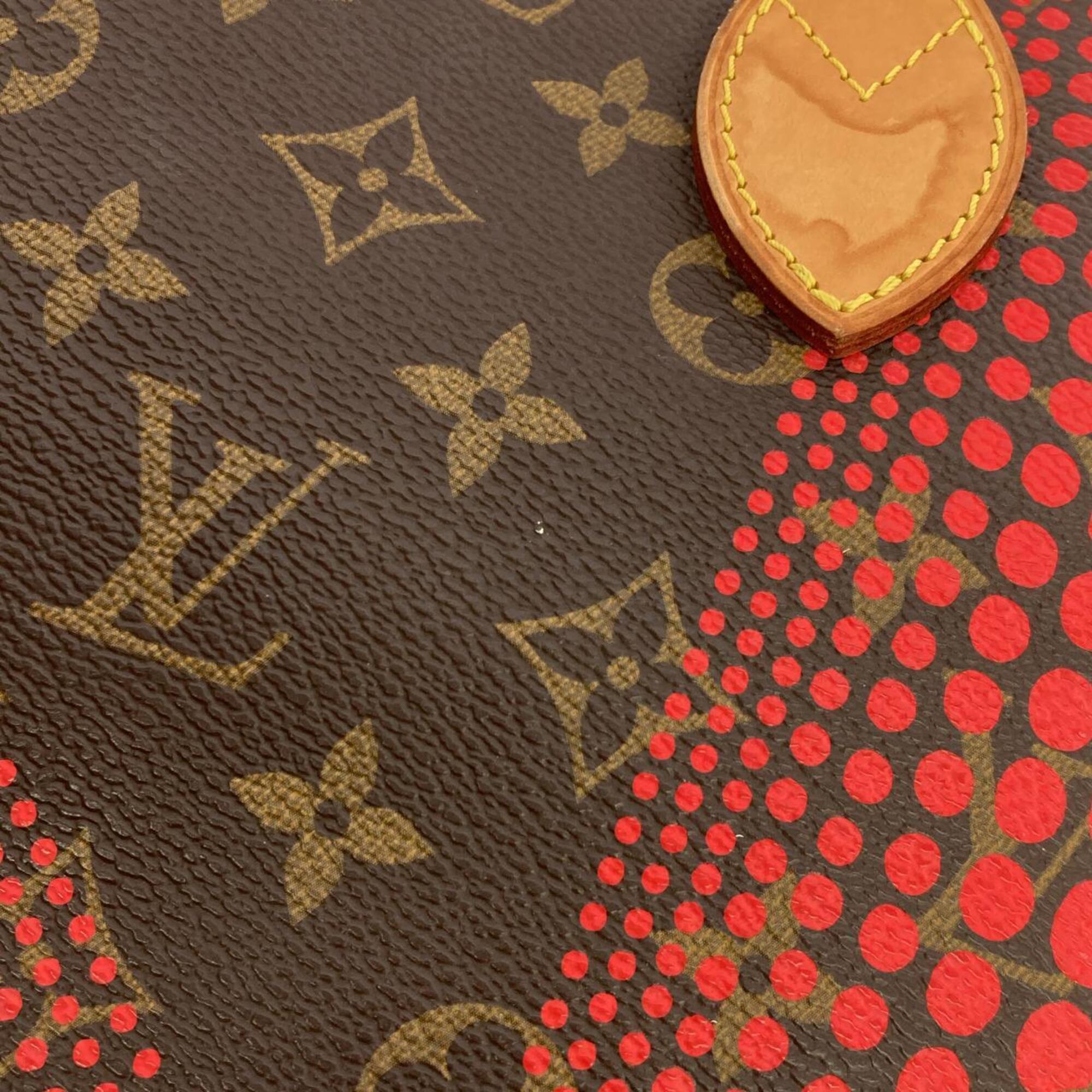 Louis Vuitton Yayoi Kusama Marron Rouge Coated Canvas Handbag (Pre-Owned)