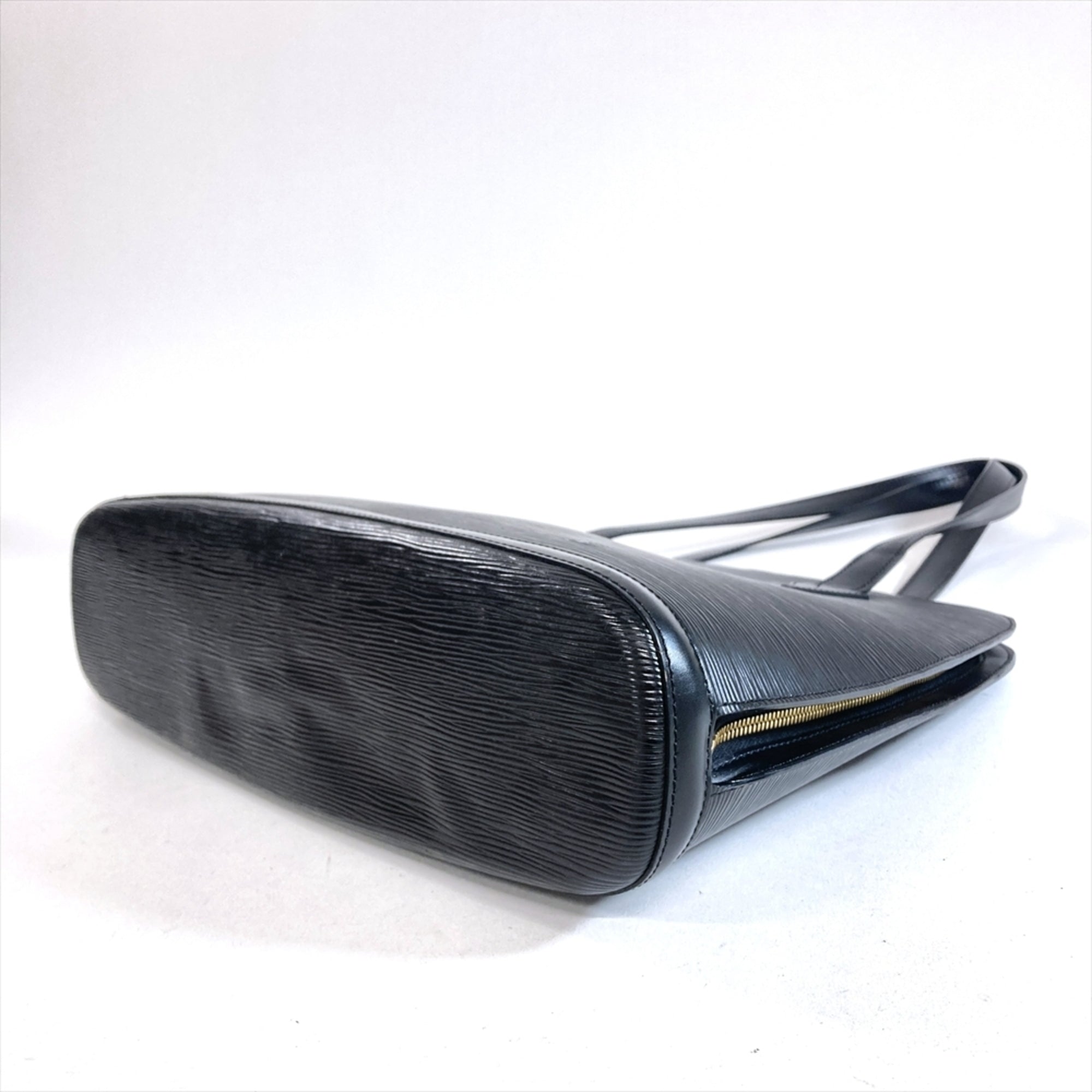 Louis Vuitton Black Noir Epi Leather Shoulder Bag Tote Bag (Pre-Owned)