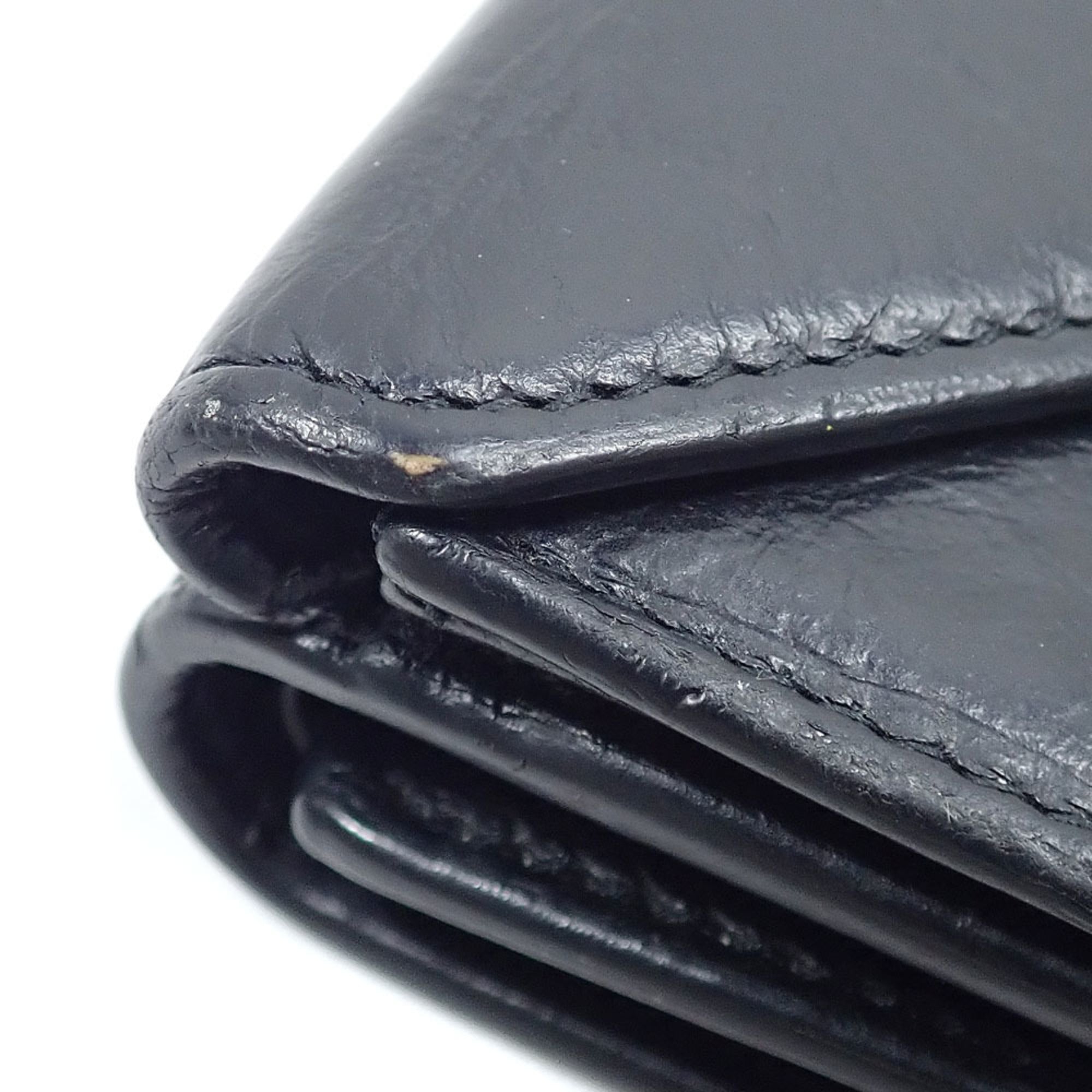 Balenciaga Black Leather Wallet (Tri-Fold) (Pre-Owned)