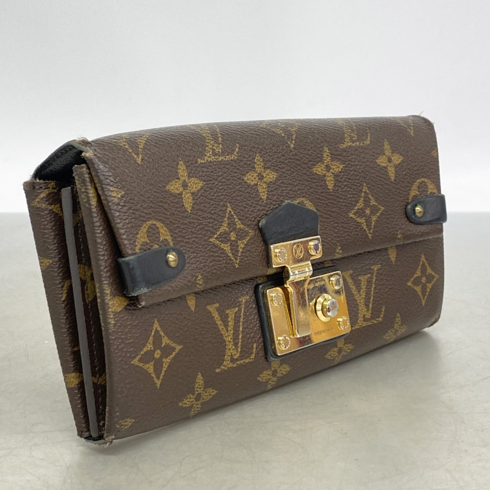 Louis Vuitton Brown Long Wallet (Bi-Fold) (Pre-Owned)
